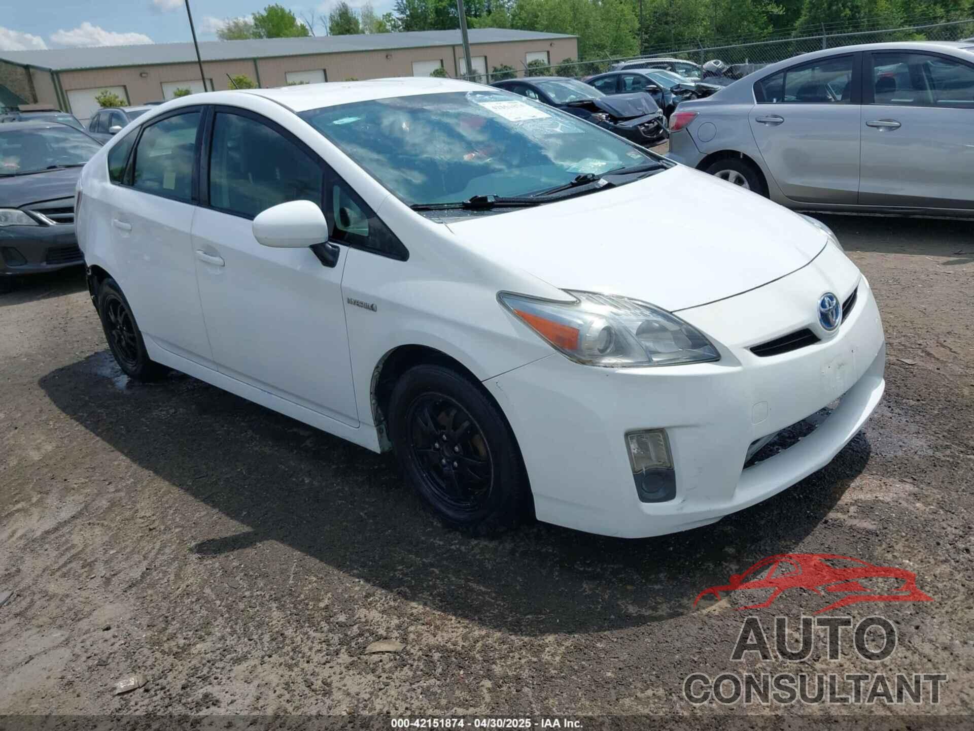TOYOTA PRIUS 2011 - JTDKN3DU1B1402227