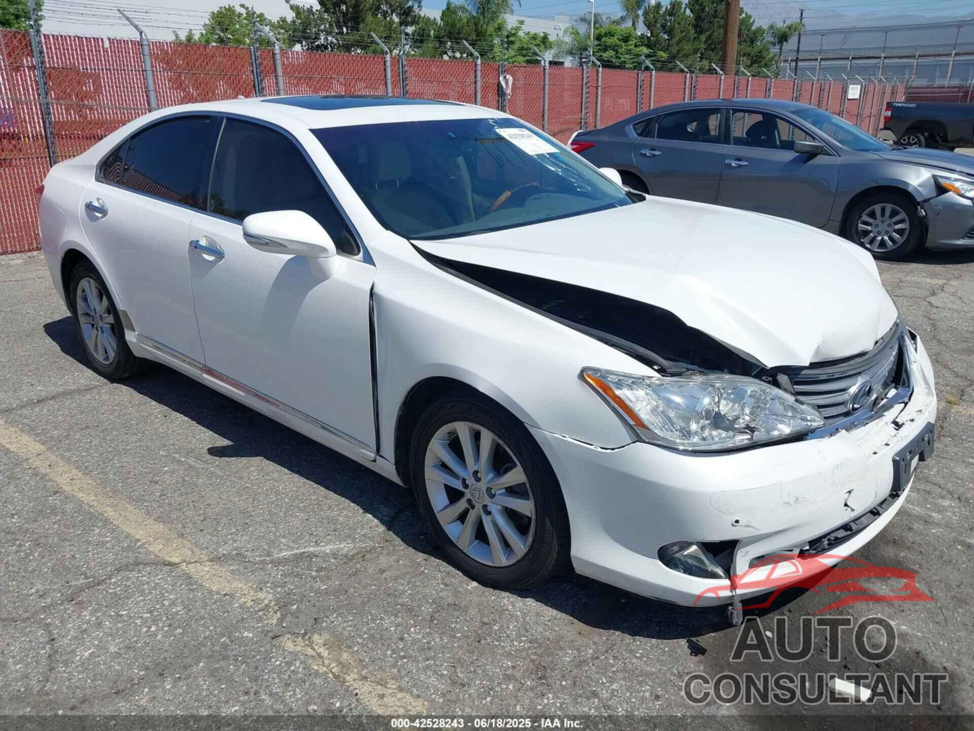 LEXUS ES 350 2011 - JTHBK1EG2B2436210