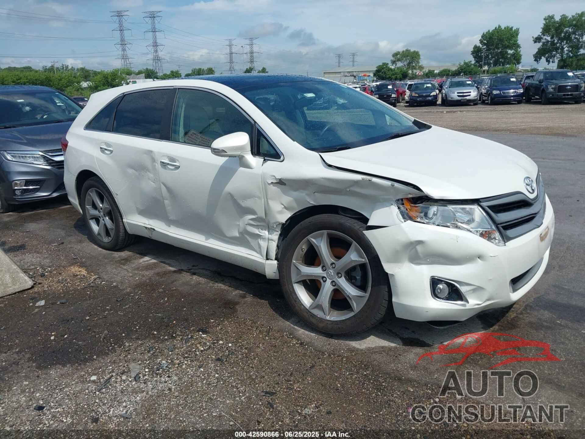 TOYOTA VENZA 2013 - 4T3BK3BB2DU088554