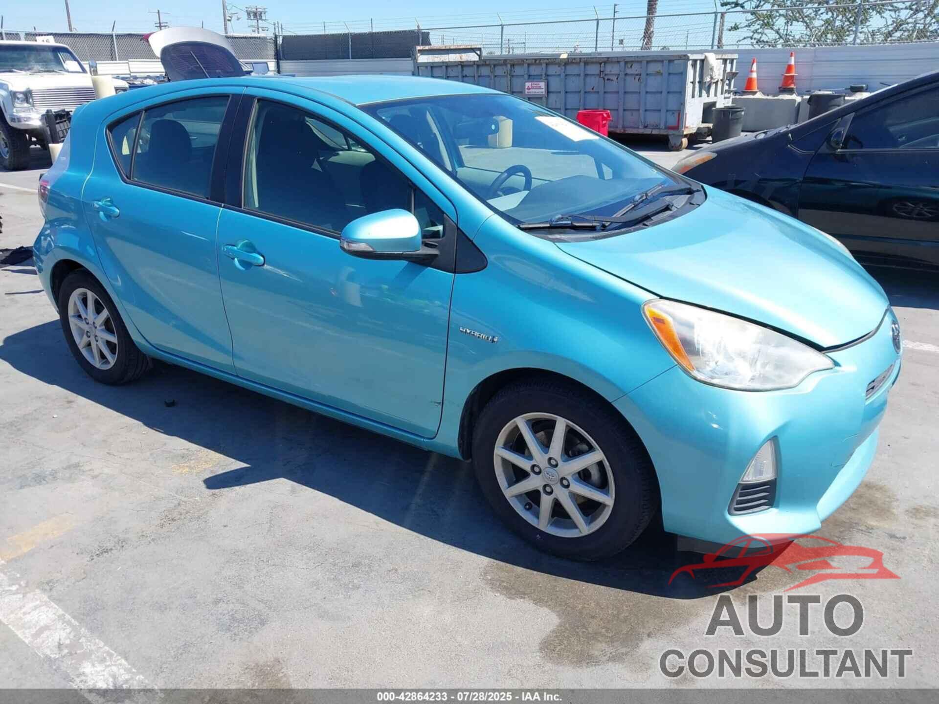TOYOTA PRIUS C 2012 - JTDKDTB32C1006208