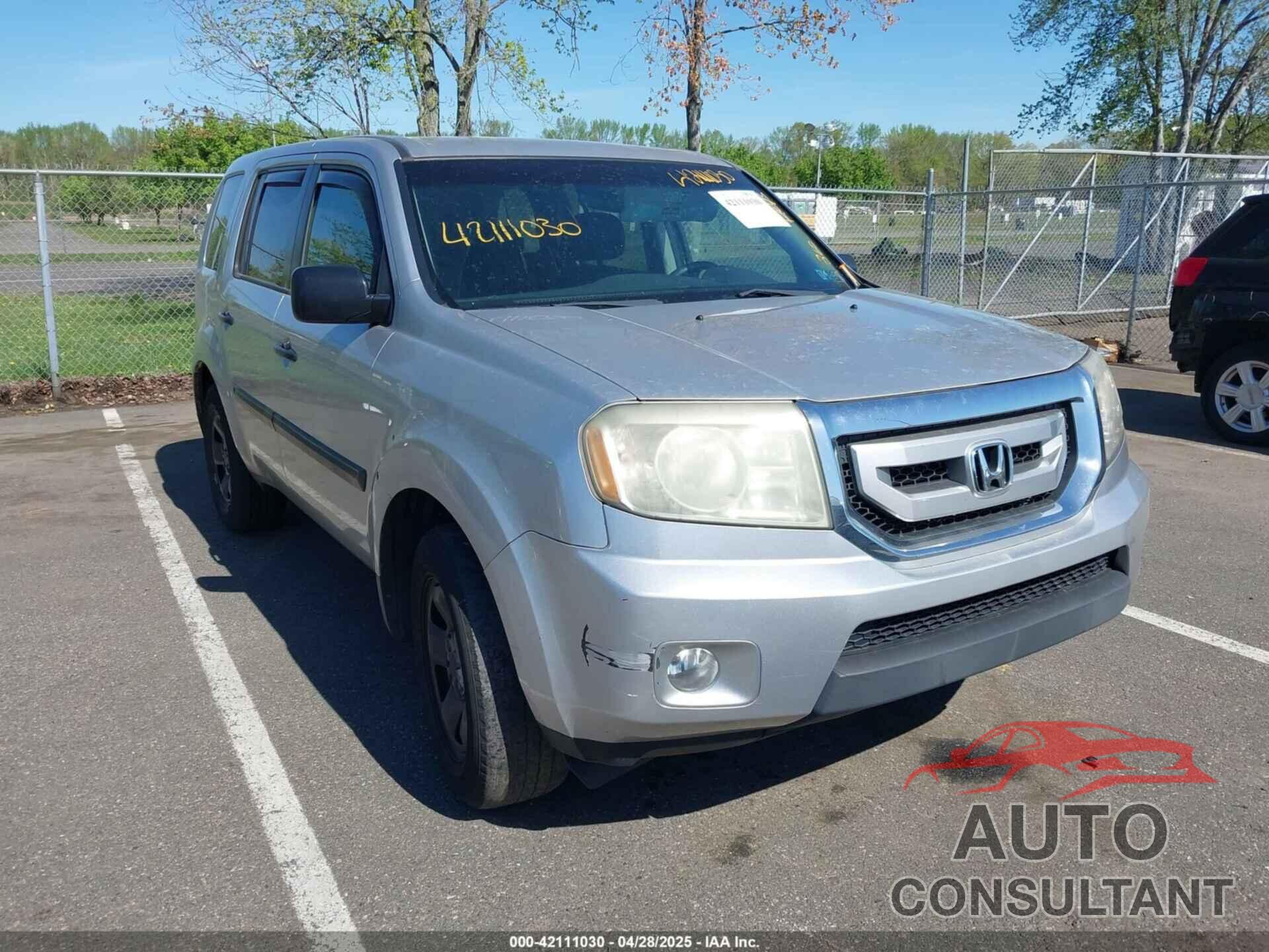 HONDA PILOT 2011 - 5FNYF4H26BB100266