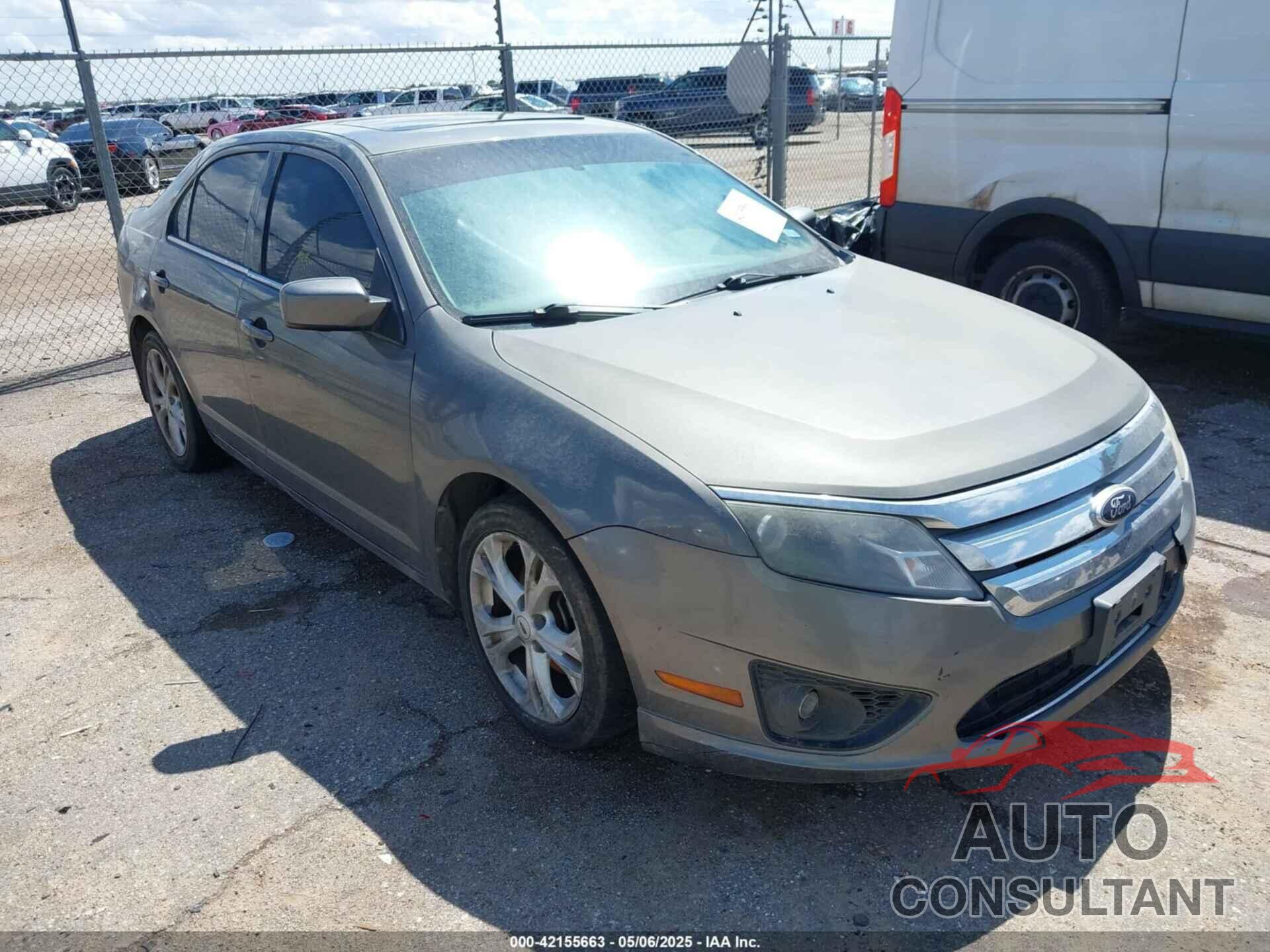 FORD FUSION 2012 - 3FAHP0HA6CR332658