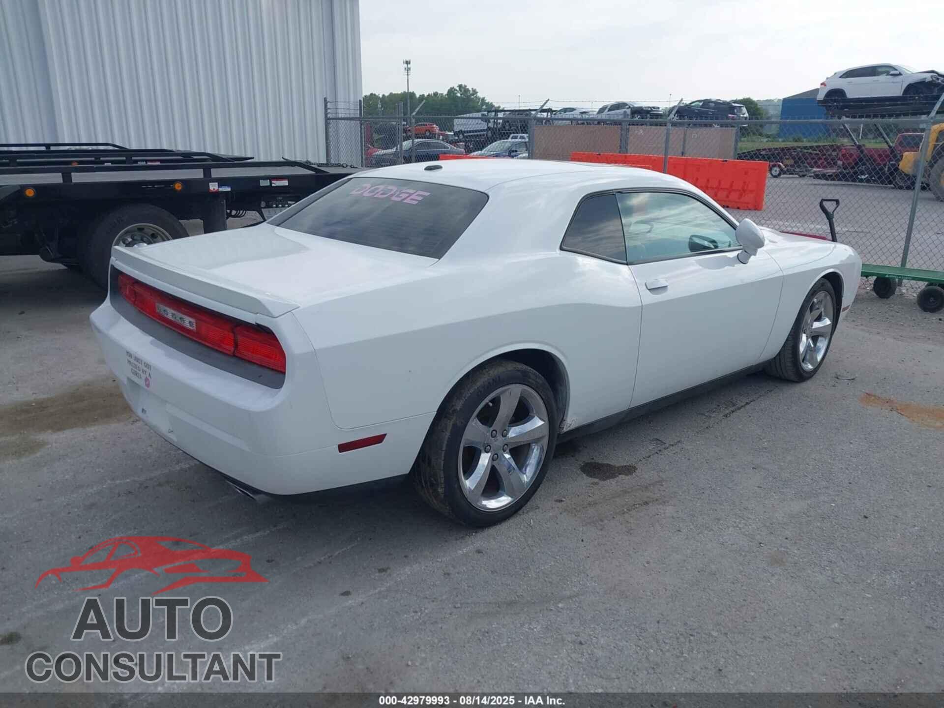 DODGE CHALLENGER 2012 - 2C3CDYAG8CH110620