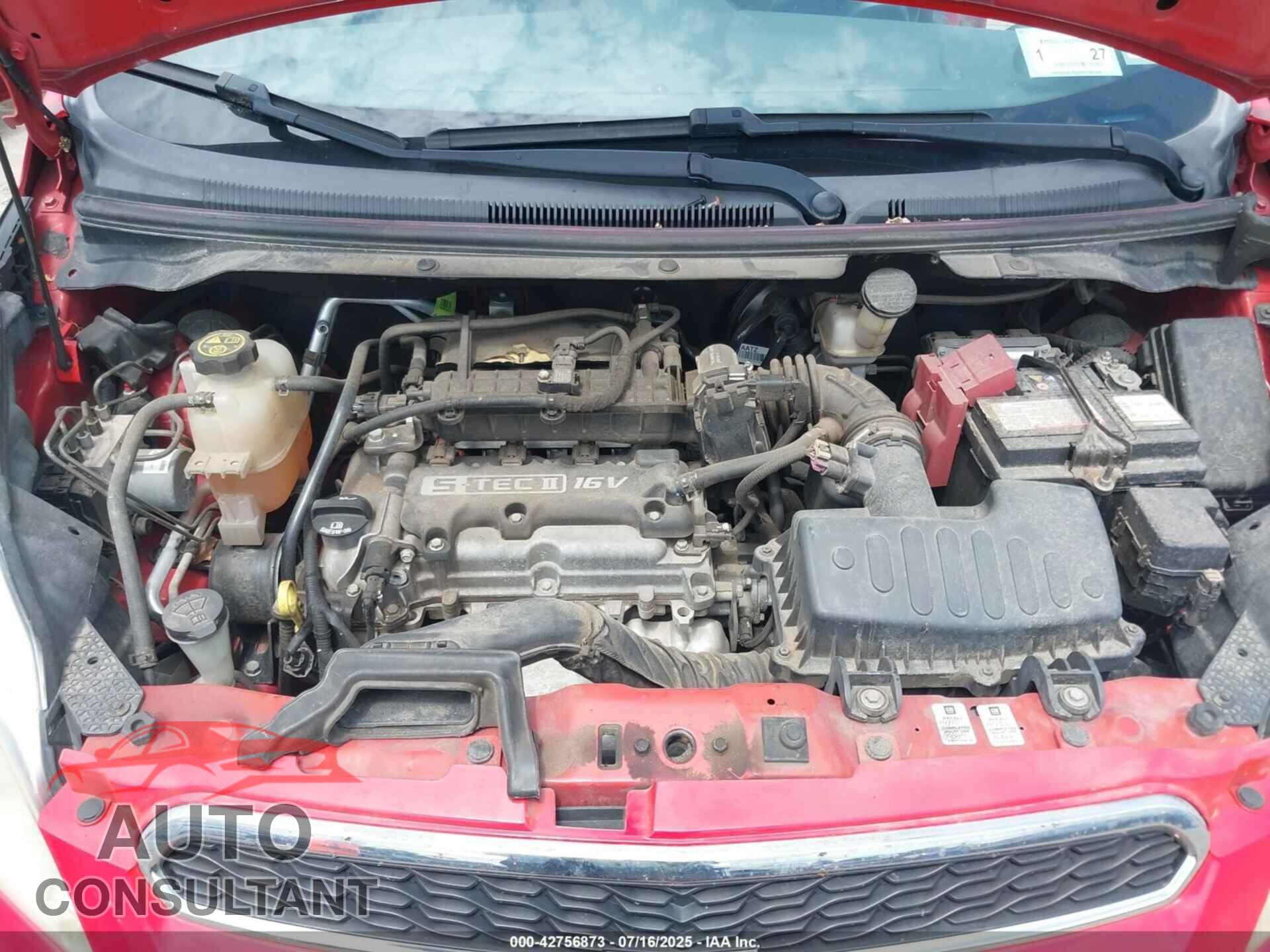 CHEVROLET SPARK 2014 - KL8CD6S98EC539934