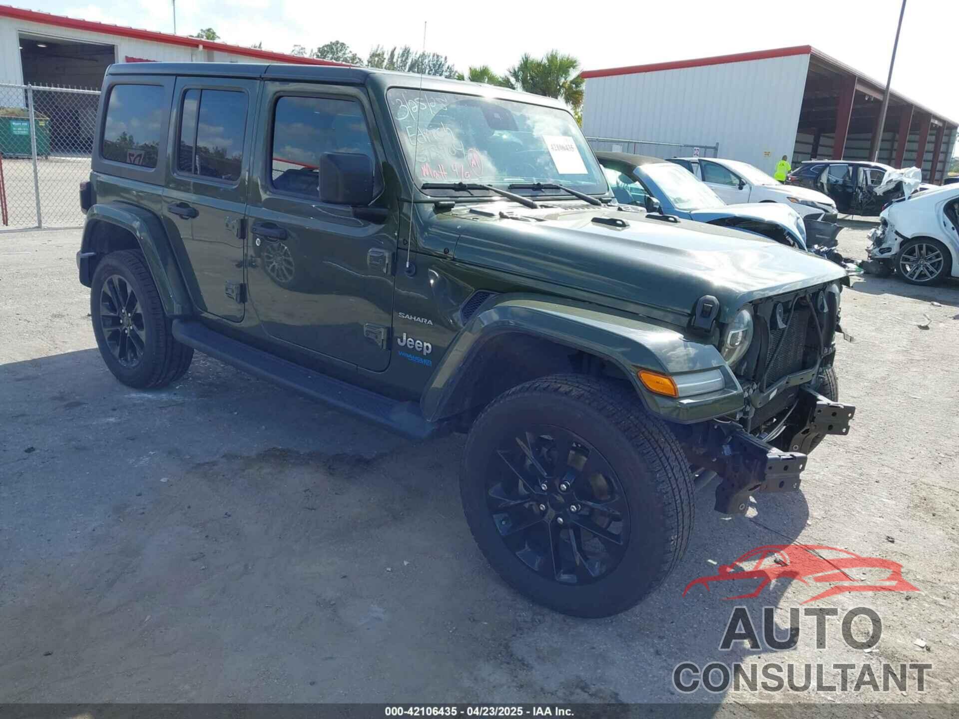 JEEP WRANGLER 4XE 2021 - 1C4JJXP65MW824874
