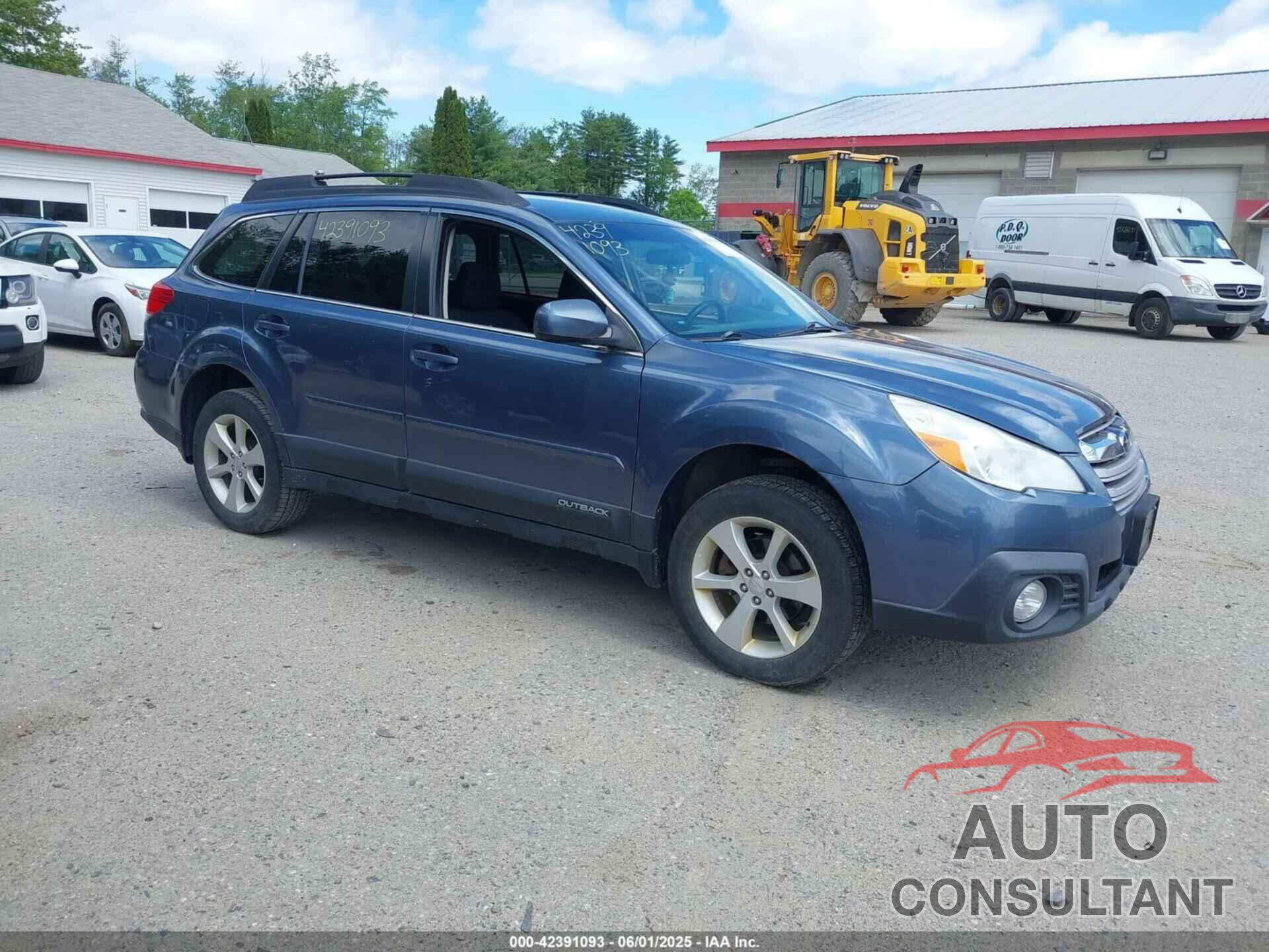 SUBARU OUTBACK 2014 - 4S4BRBCC6E3237240