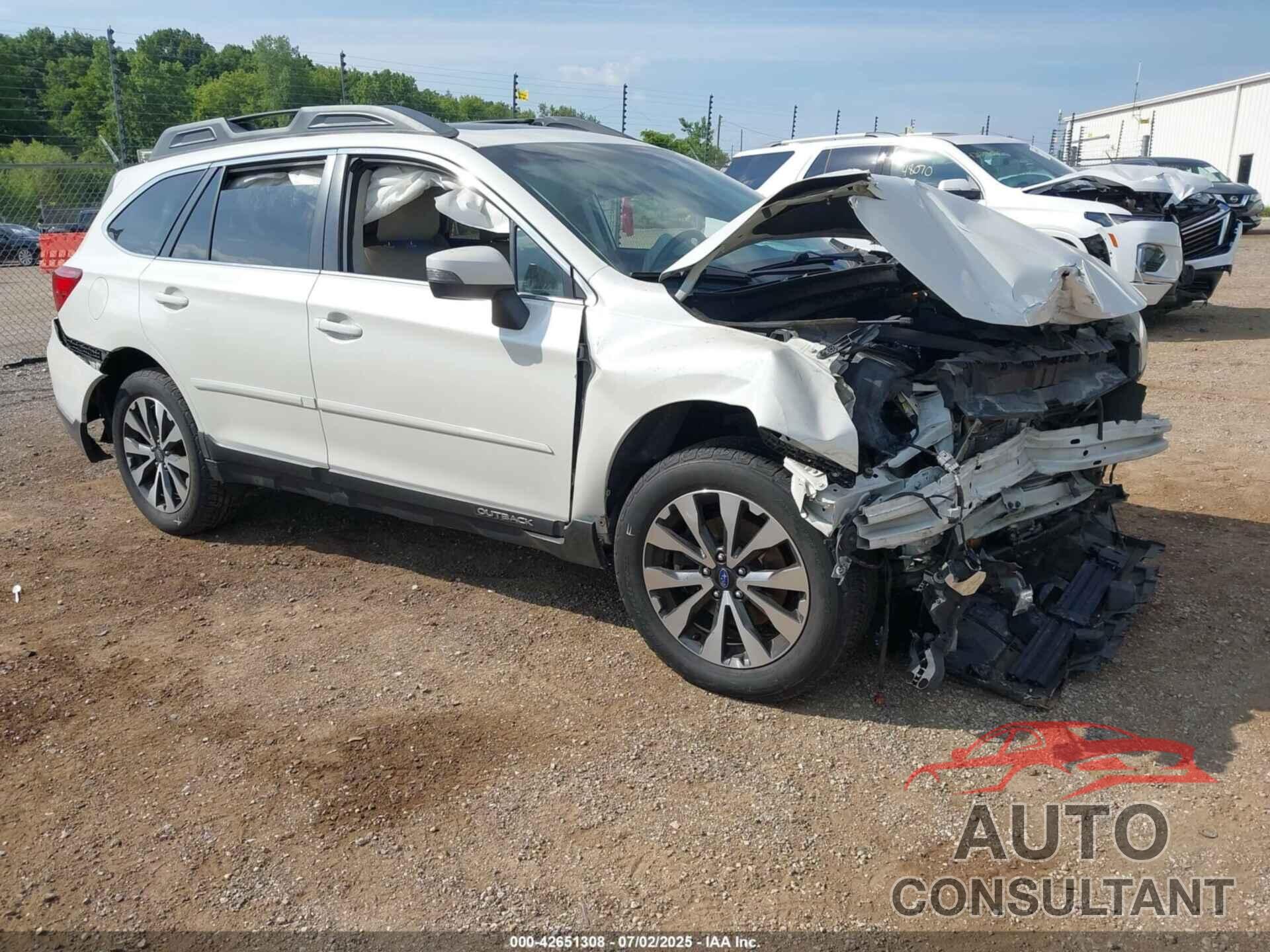 SUBARU OUTBACK 2015 - 4S4BSBLC2F3269012