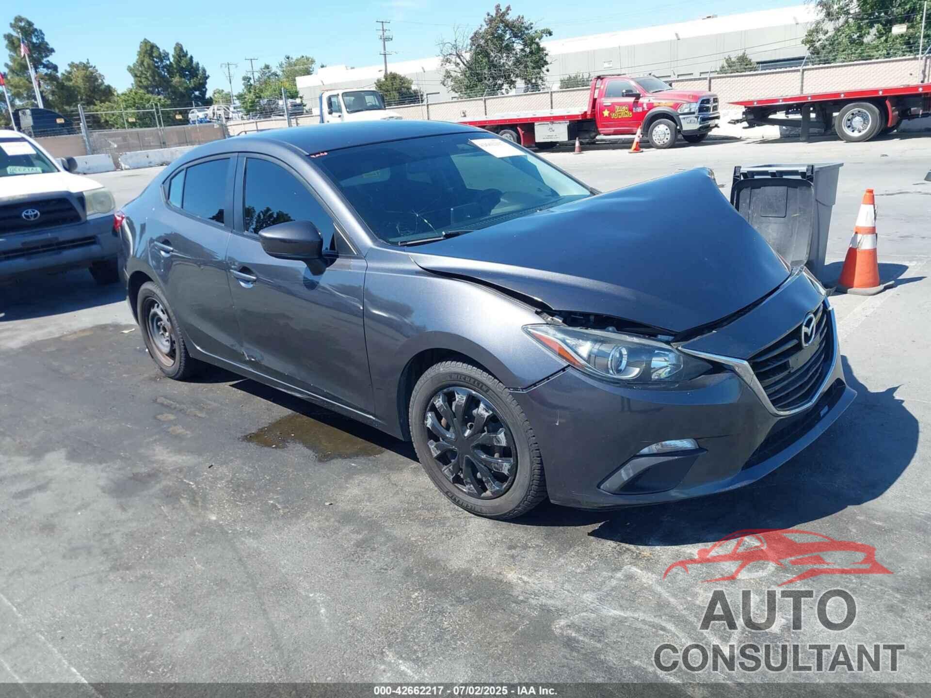 MAZDA MAZDA3 2016 - JM1BM1T7XG1290375