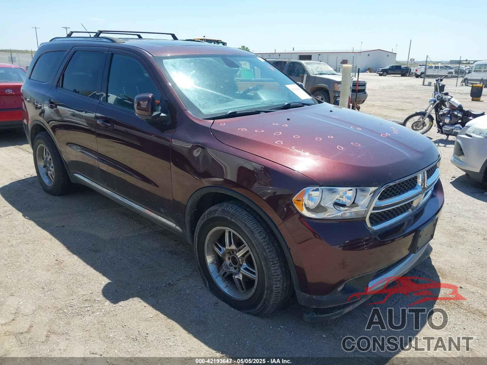 DODGE DURANGO 2012 - 1C4RDJDG0CC337408
