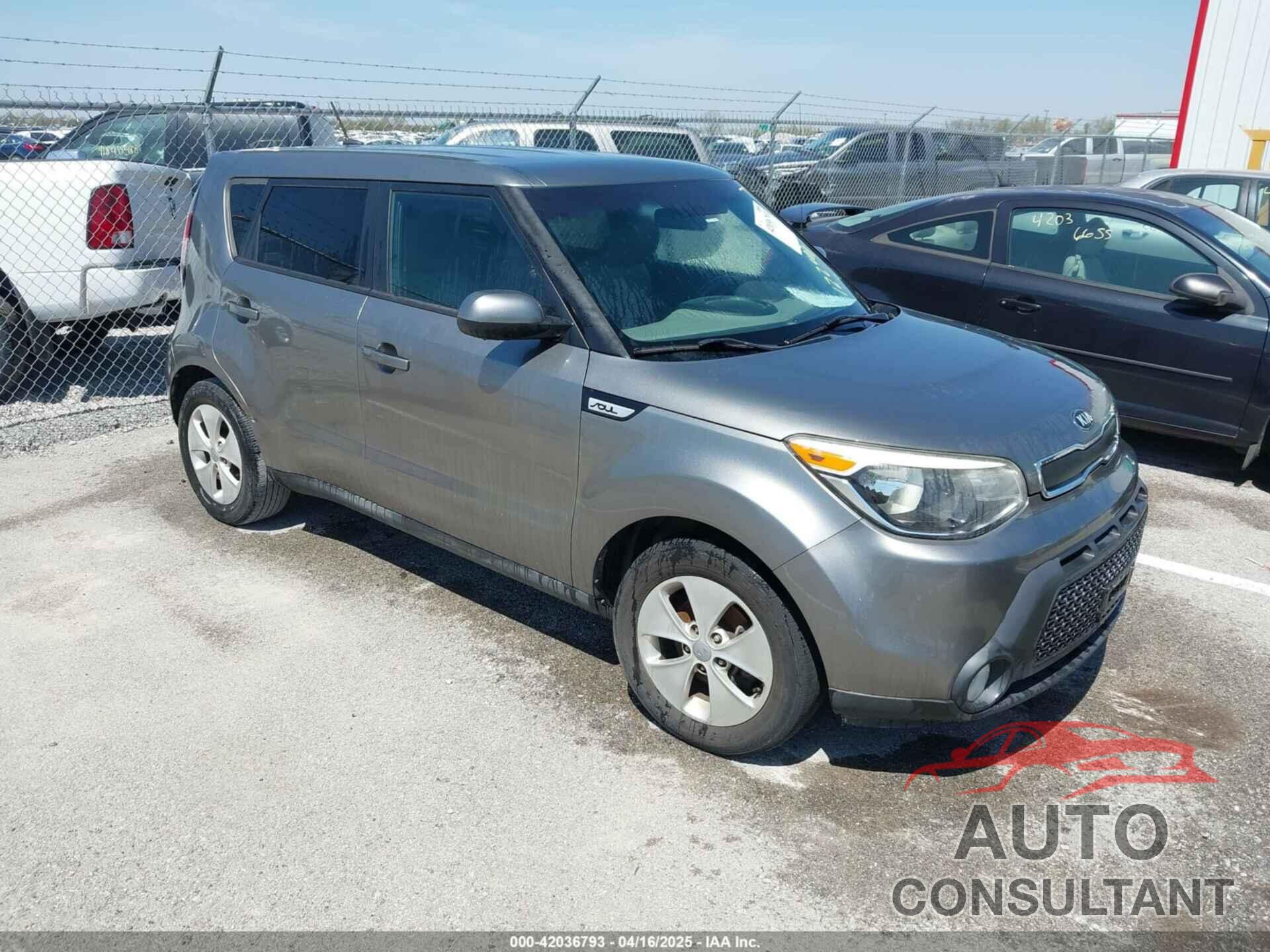KIA SOUL 2015 - KNDJN2A2XF7122446