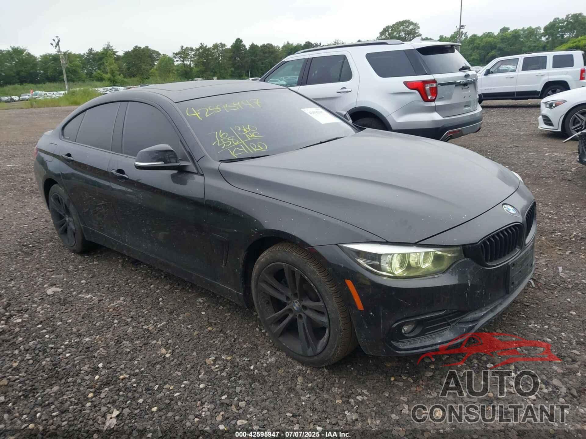 BMW 430I GRAN COUPE 2018 - WBA4J3C51JBG95442