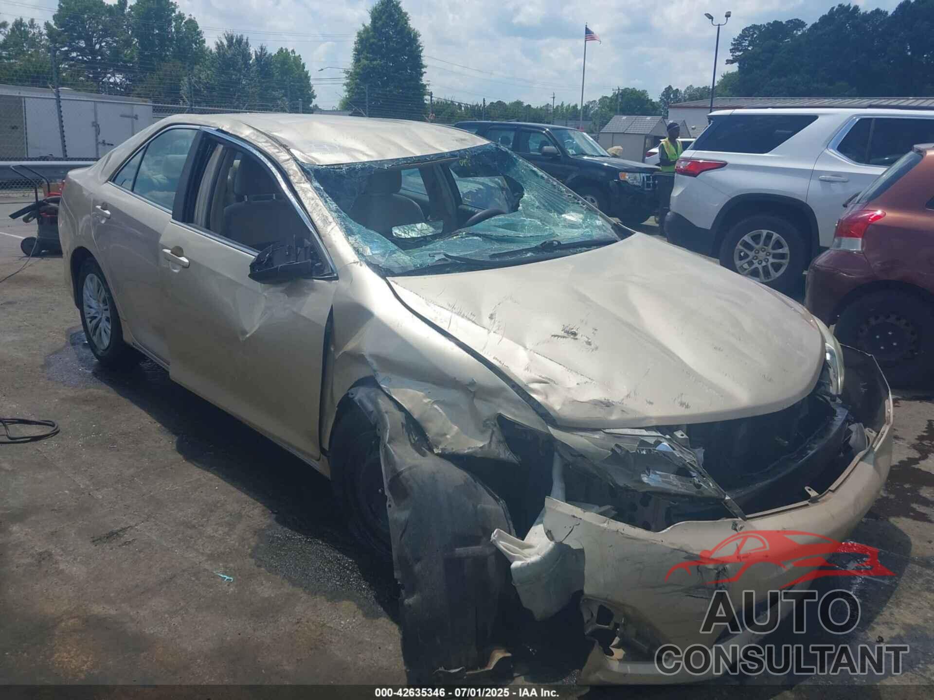 TOYOTA CAMRY 2012 - 4T1BF1FKXCU087369