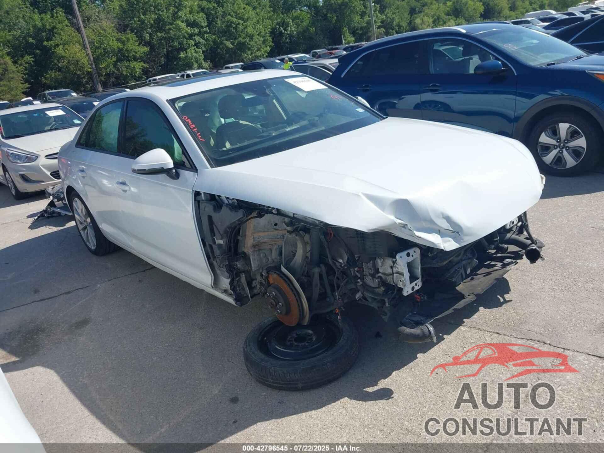 AUDI A4 2017 - WAUGMAF4XHN067025