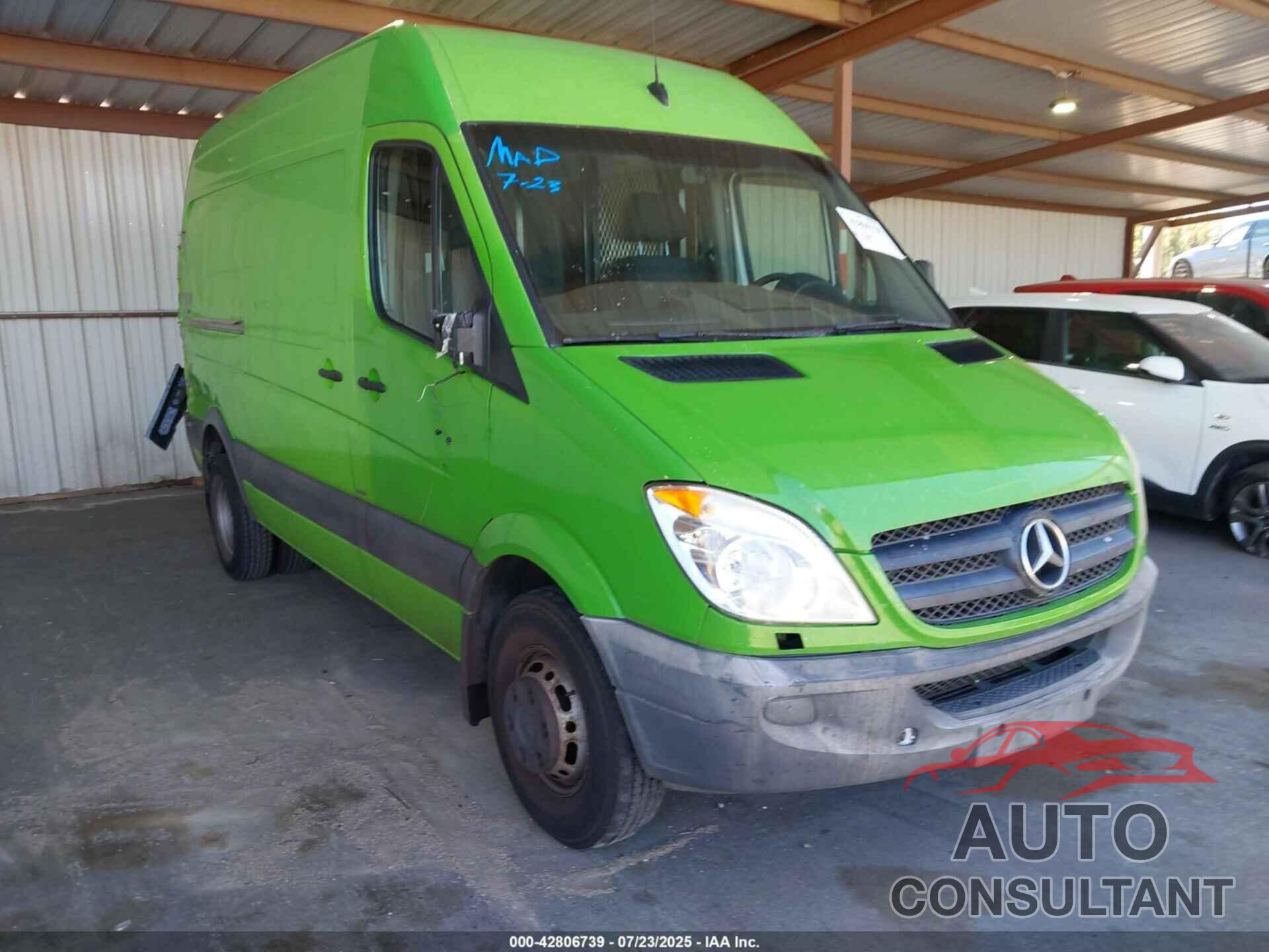 MERCEDES-BENZ SPRINTER VAN 3500 2010 - WD3PF3CC0A5444949