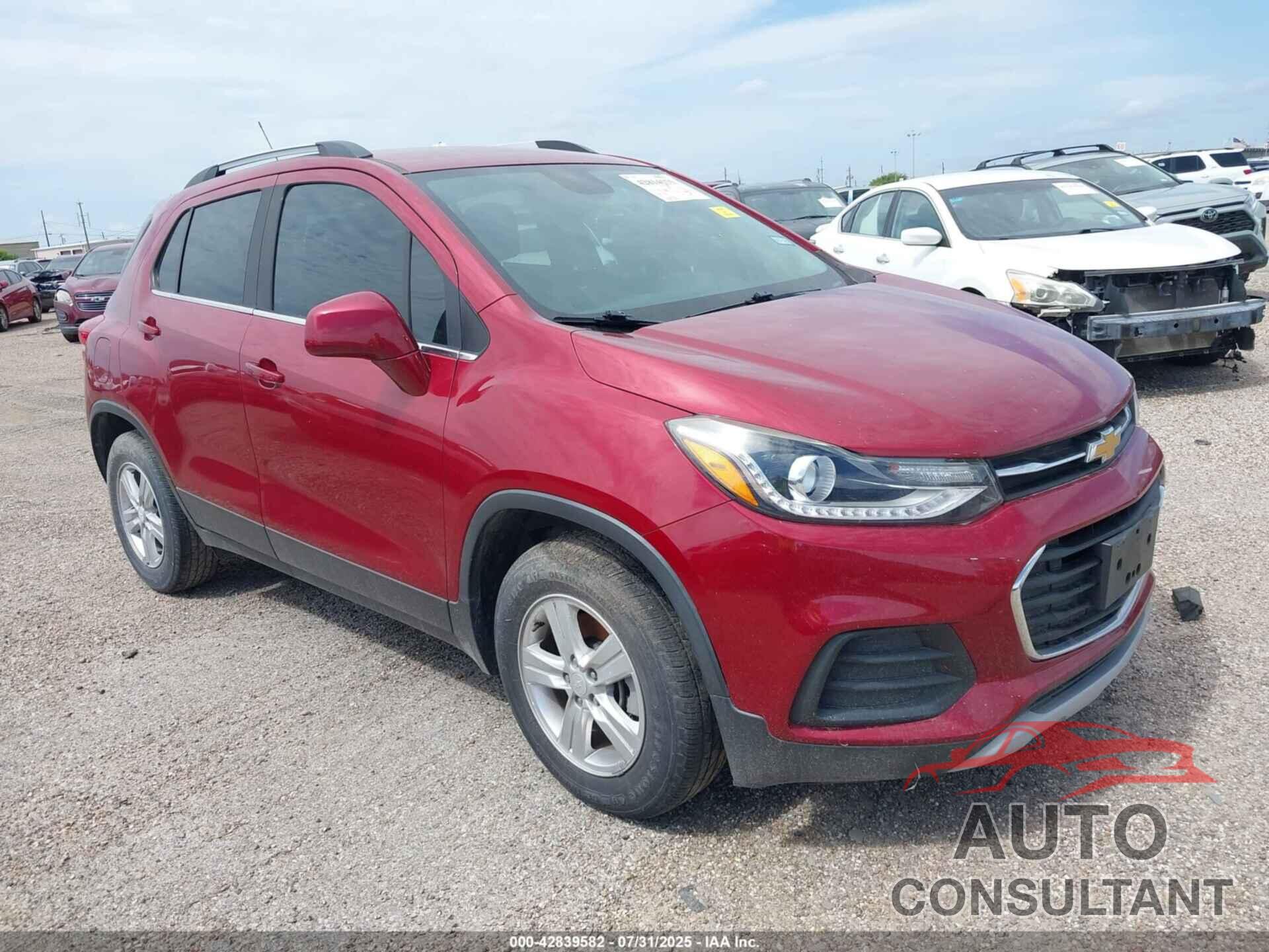 CHEVROLET TRAX 2019 - 3GNCJLSBXKL190753