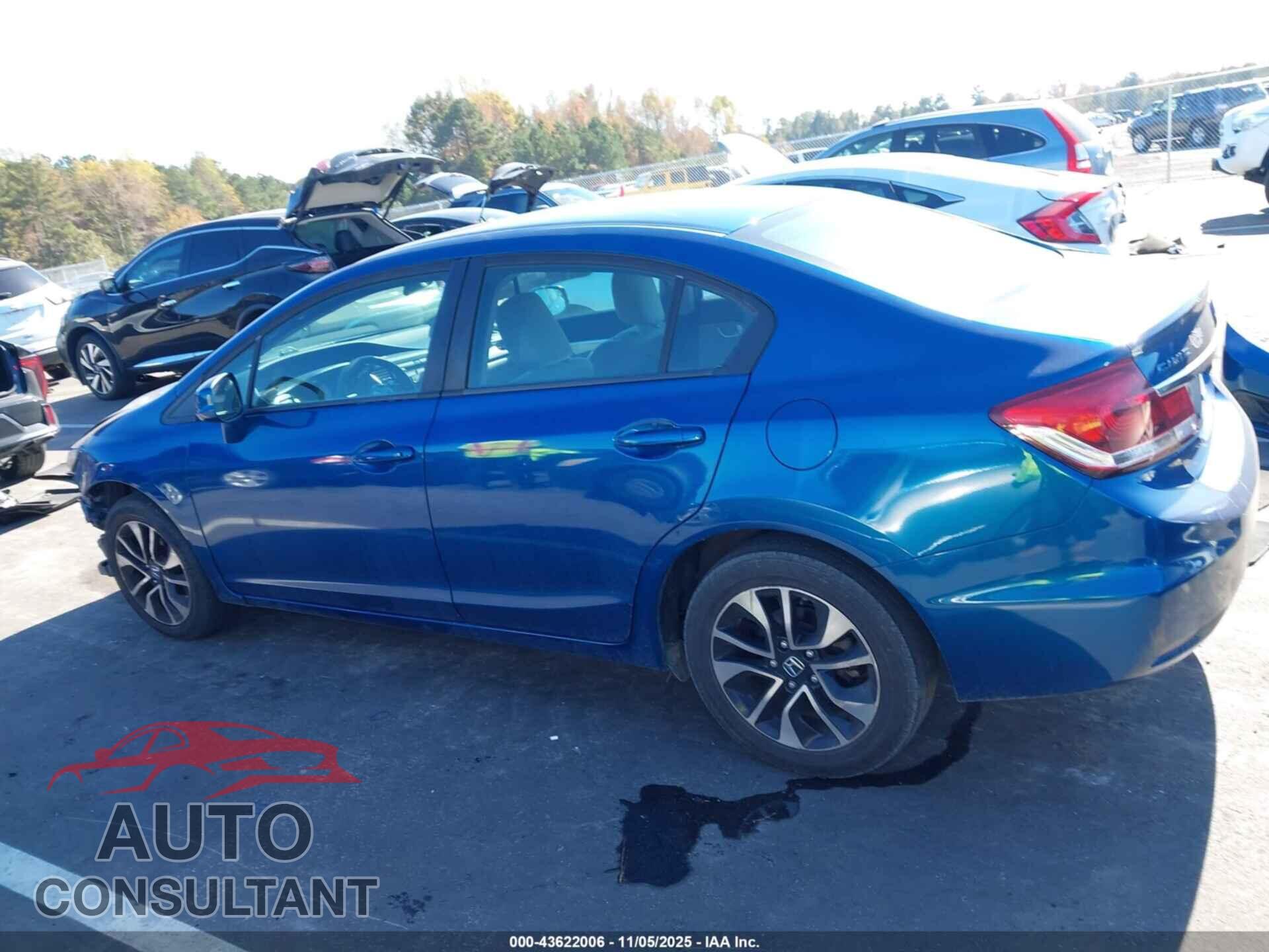 HONDA CIVIC 2013 - 19XFB2F86DE242530