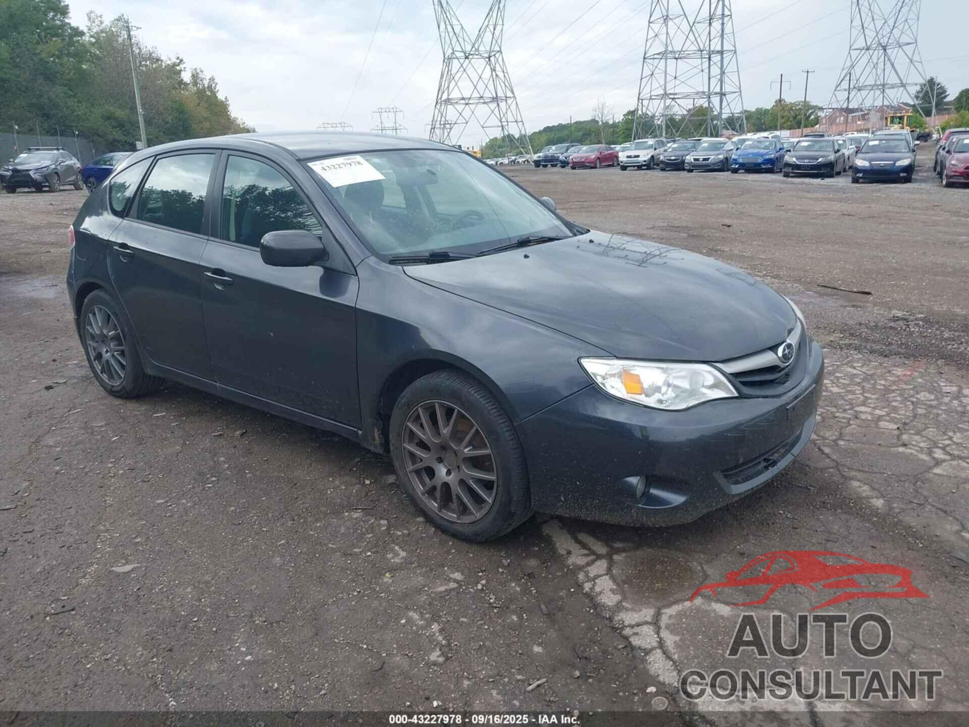 SUBARU IMPREZA 2011 - JF1GH6A64BH808598