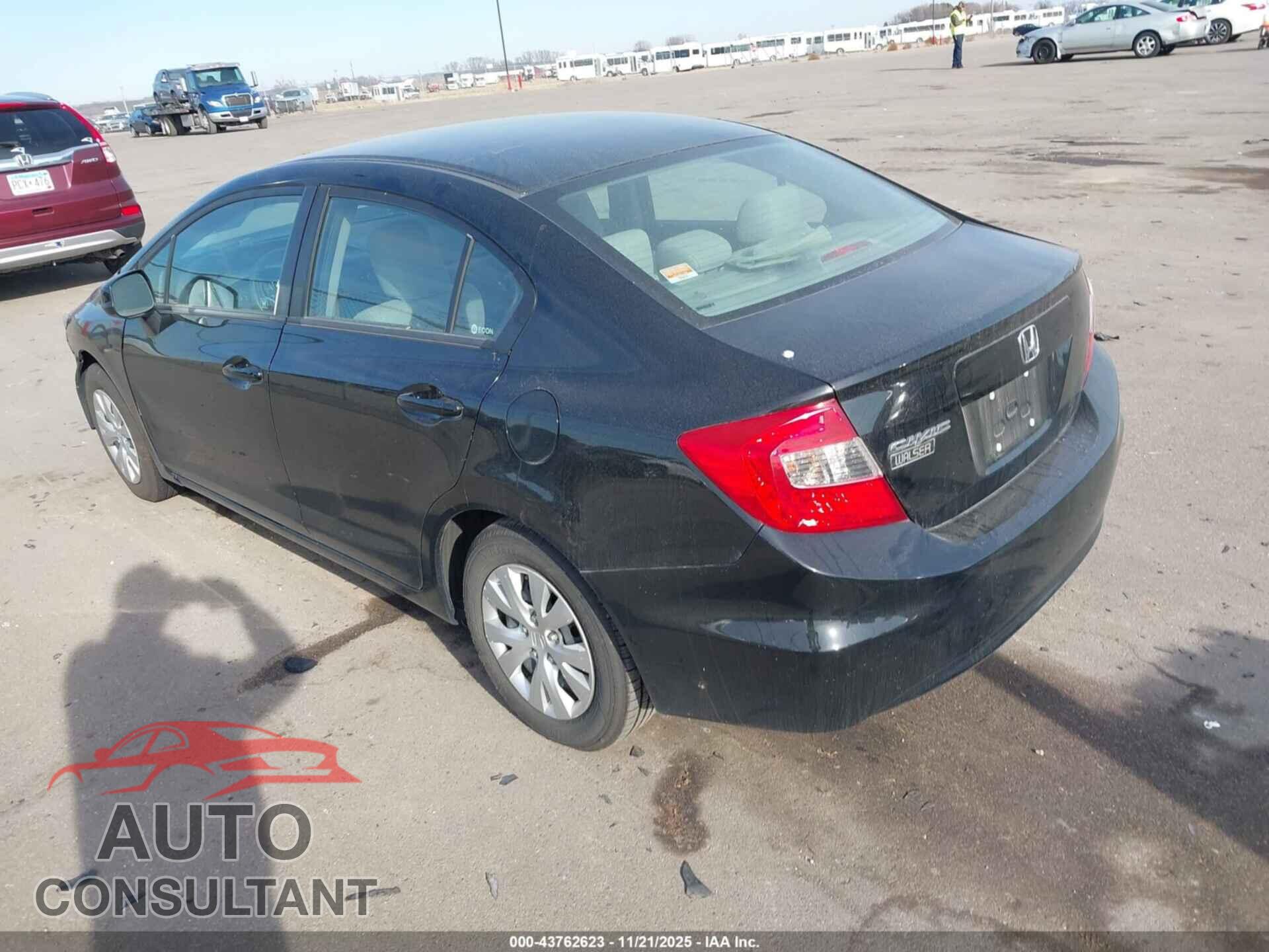 HONDA CIVIC 2012 - 19XFB2F54CE069675