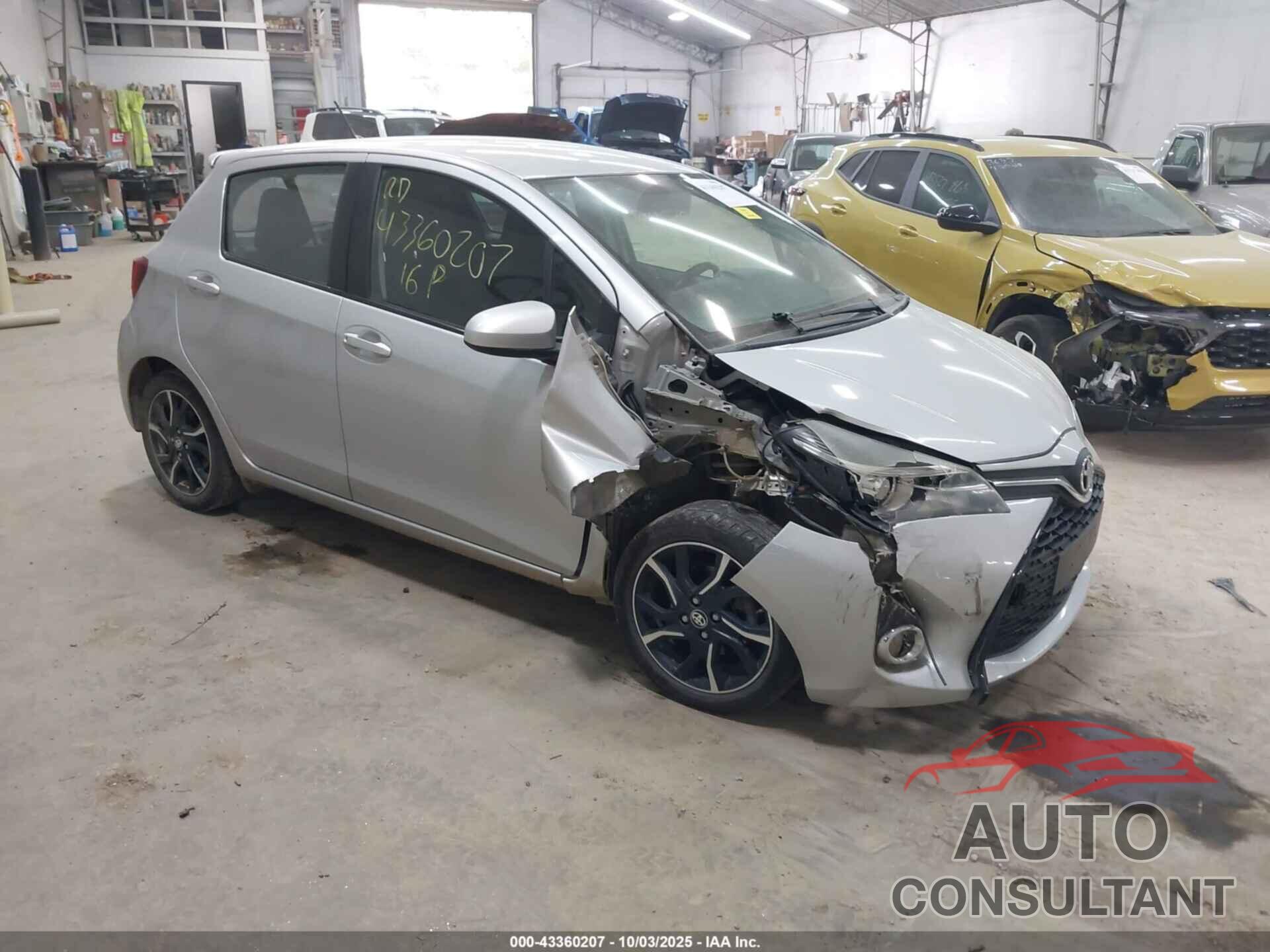 TOYOTA YARIS 2016 - VNKKTUD39GA064044