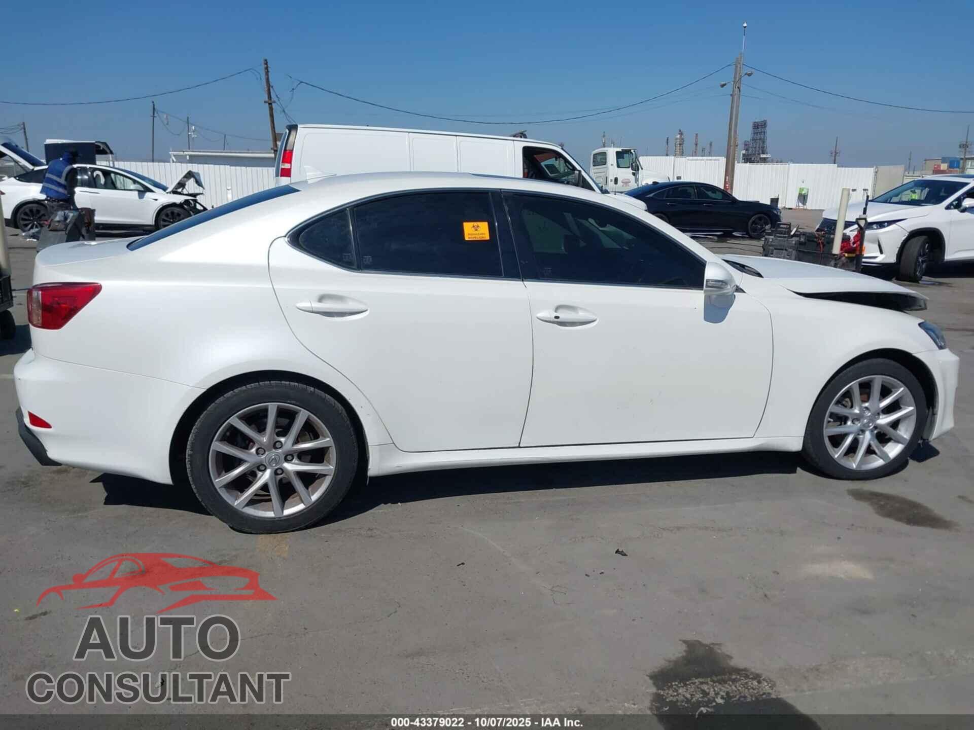 LEXUS IS 250 2012 - JTHBF5C2XC5157025