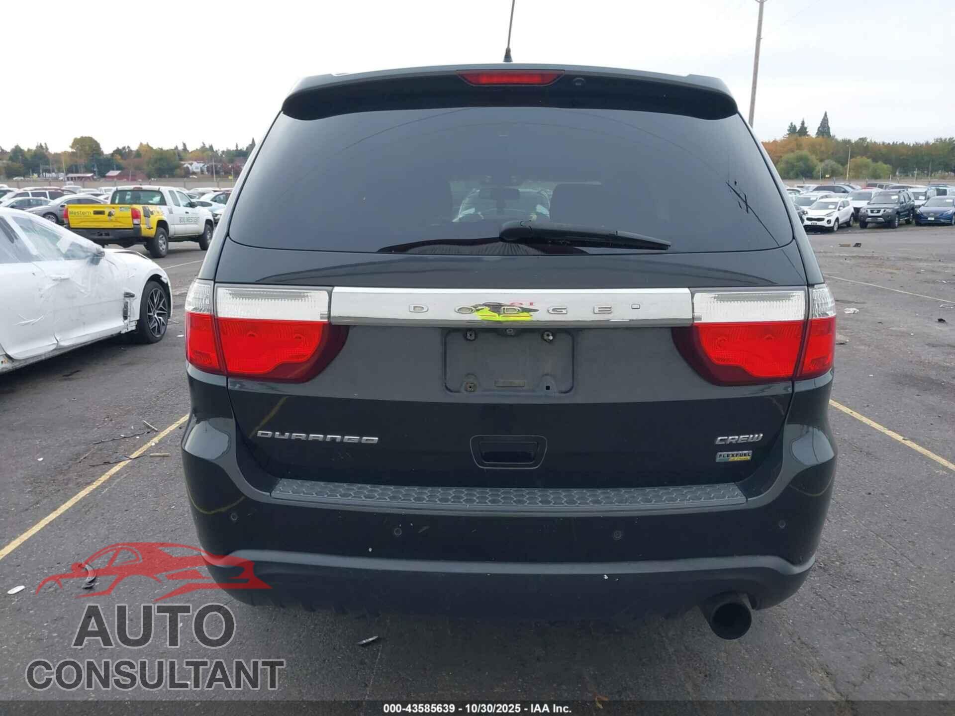 DODGE DURANGO 2012 - 1C4RDHDG5CC158533