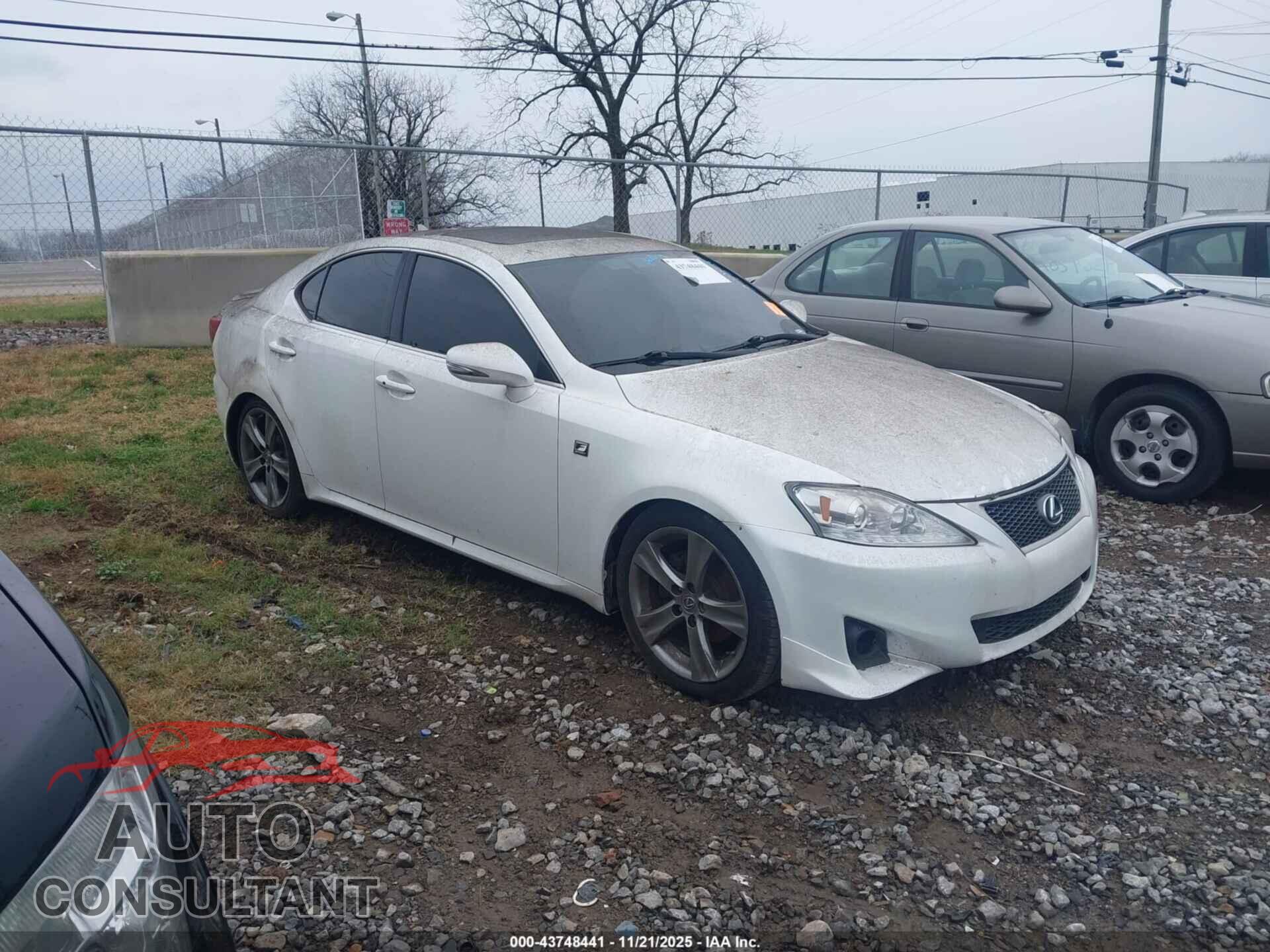 LEXUS IS 250 2012 - JTHBF5C26C5161041