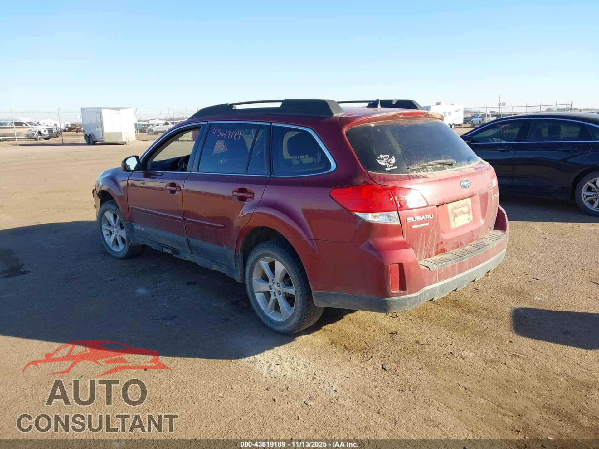 SUBARU OUTBACK 2013 - 4S4BRCLC6D3315813