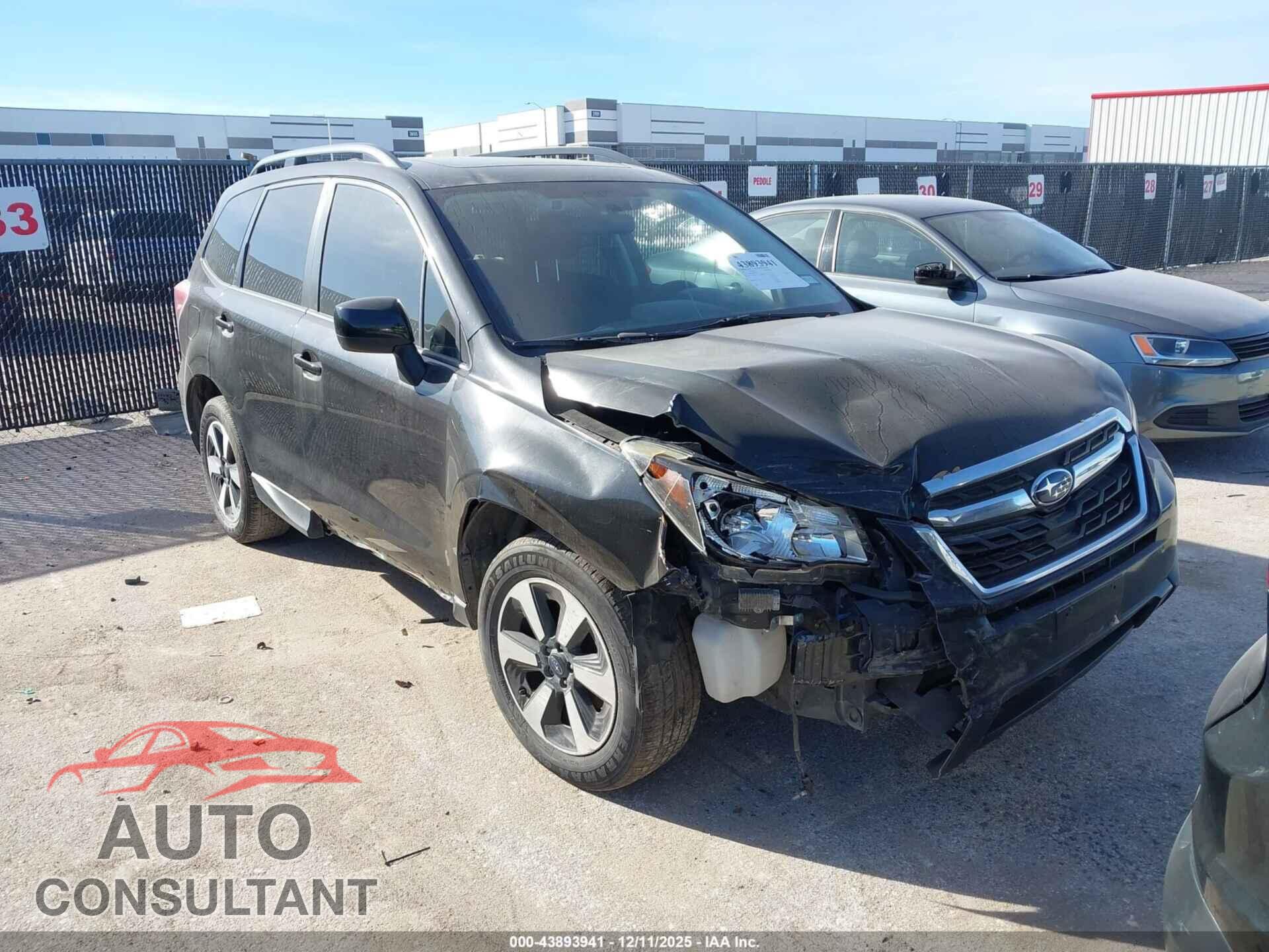 SUBARU FORESTER 2017 - JF2SJAGC9HH486561