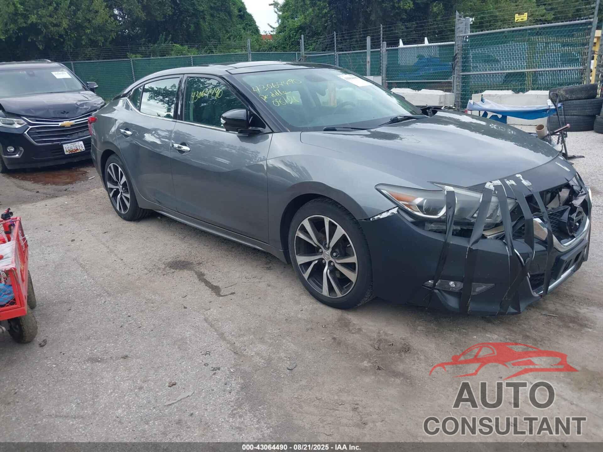 NISSAN MAXIMA 2018 - 1N4AA6AP8JC368674