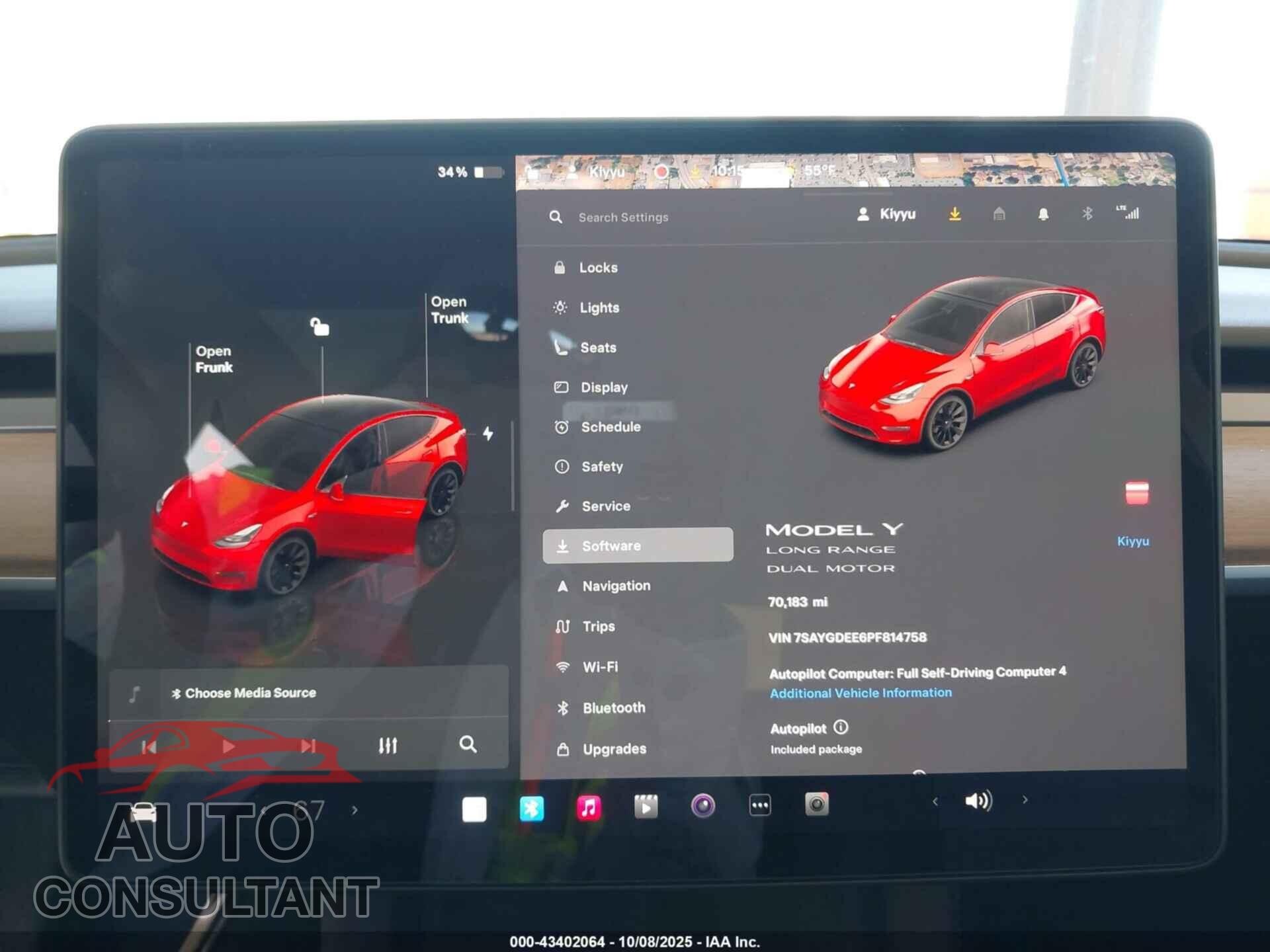 TESLA MODEL Y 2023 - 7SAYGDEE6PF814758