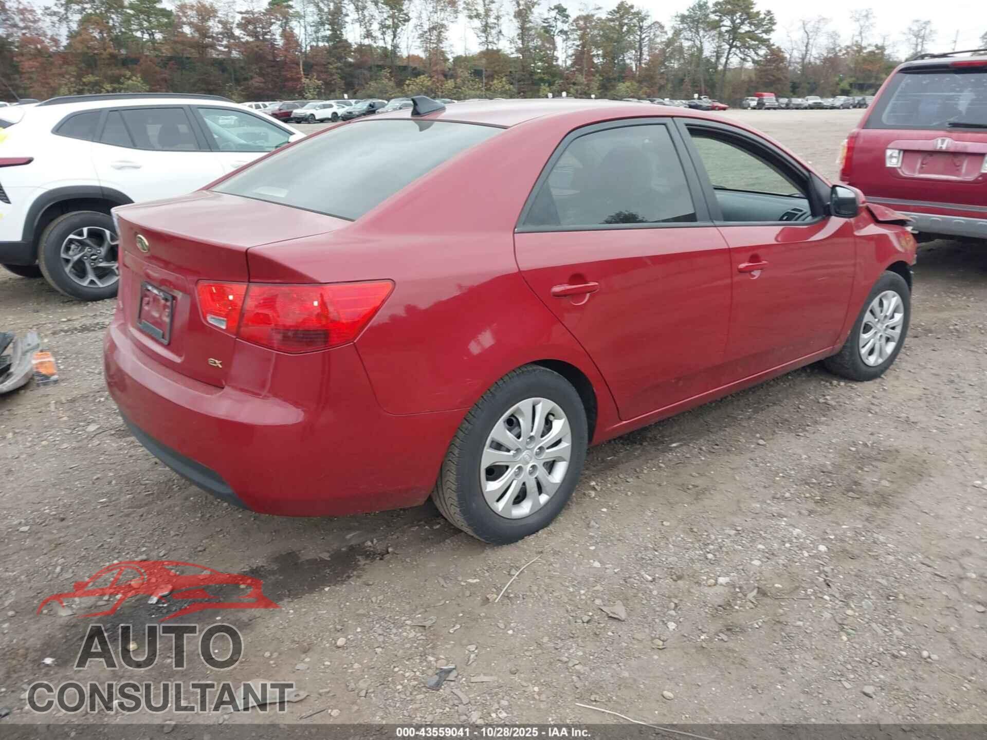 KIA FORTE 2012 - KNAFU4A24C5543667