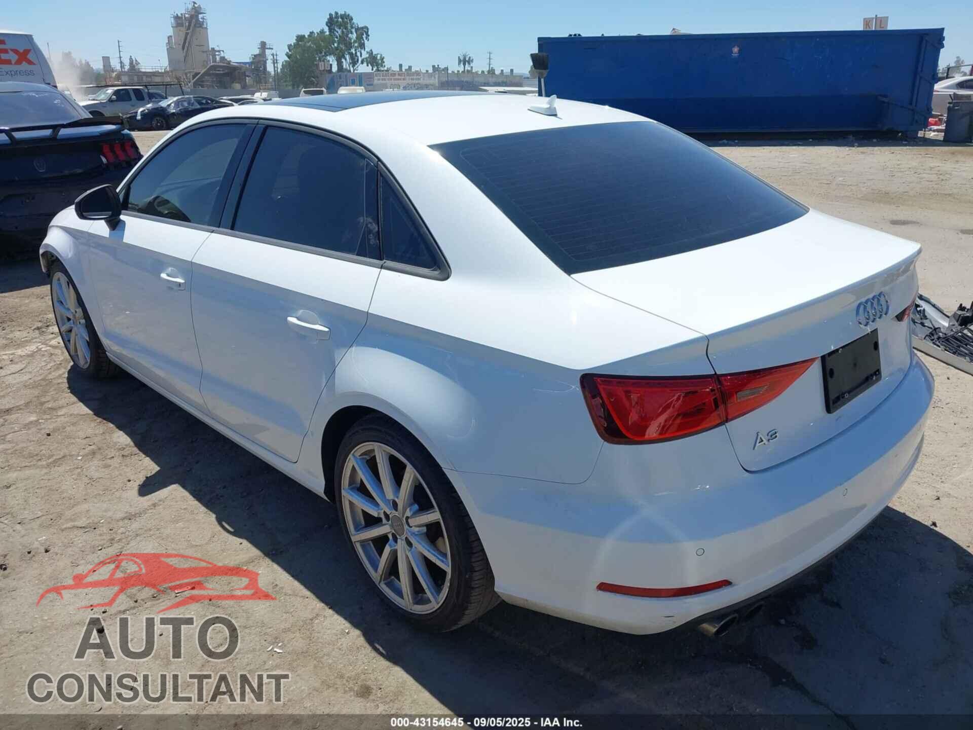 AUDI A3 2016 - WAUA7GFF2G1021972