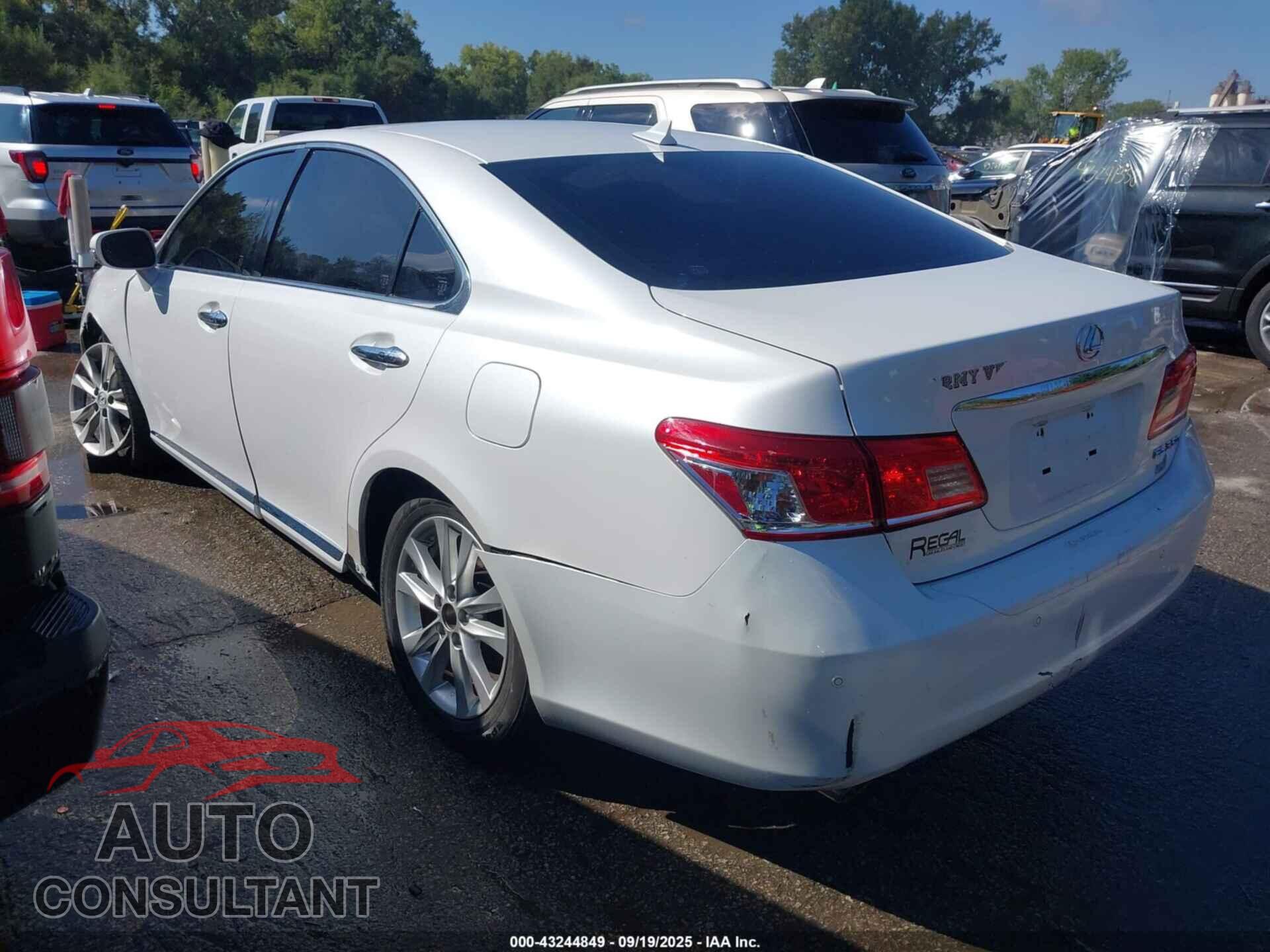 LEXUS ES 350 2011 - JTHBK1EG1B2427921
