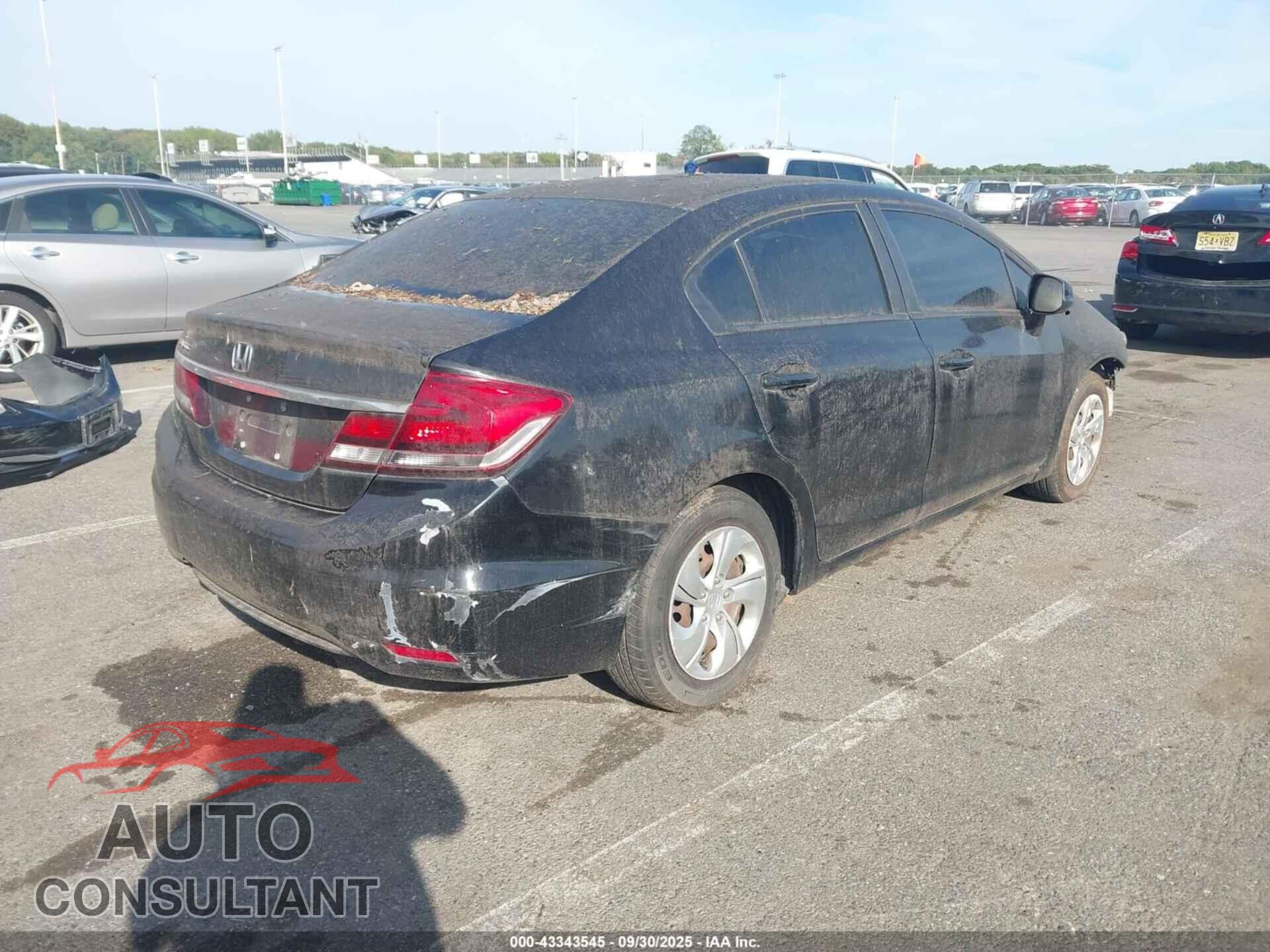 HONDA CIVIC 2013 - 19XFB2F56DE265019