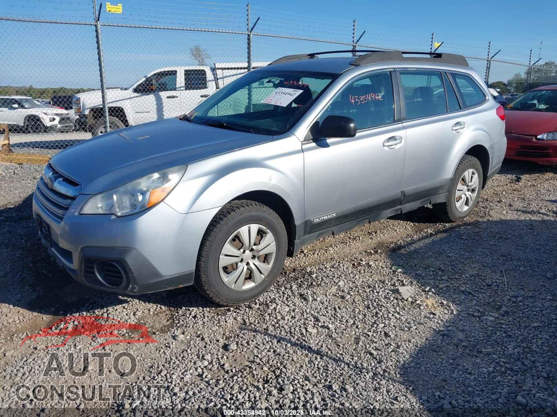 SUBARU OUTBACK 2013 - 4S4BRBAC2D3250200