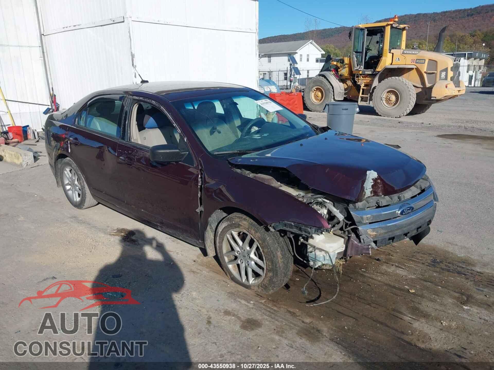 FORD FUSION 2011 - 3FAHP0GA3BR120557