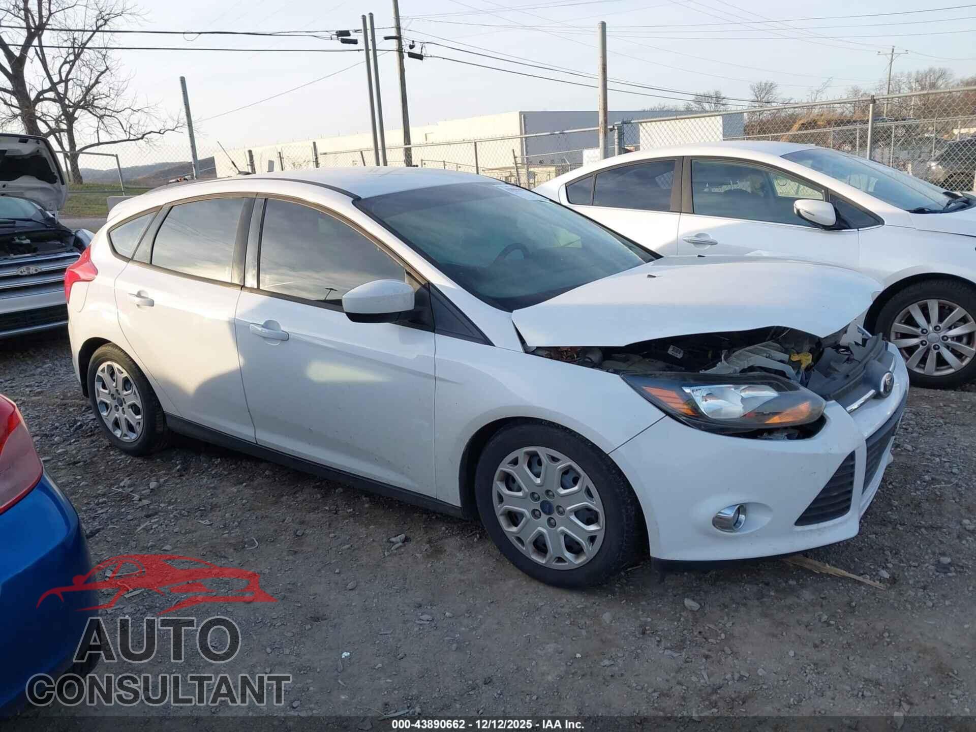 FORD FOCUS 2012 - 1FAHP3K29CL407922