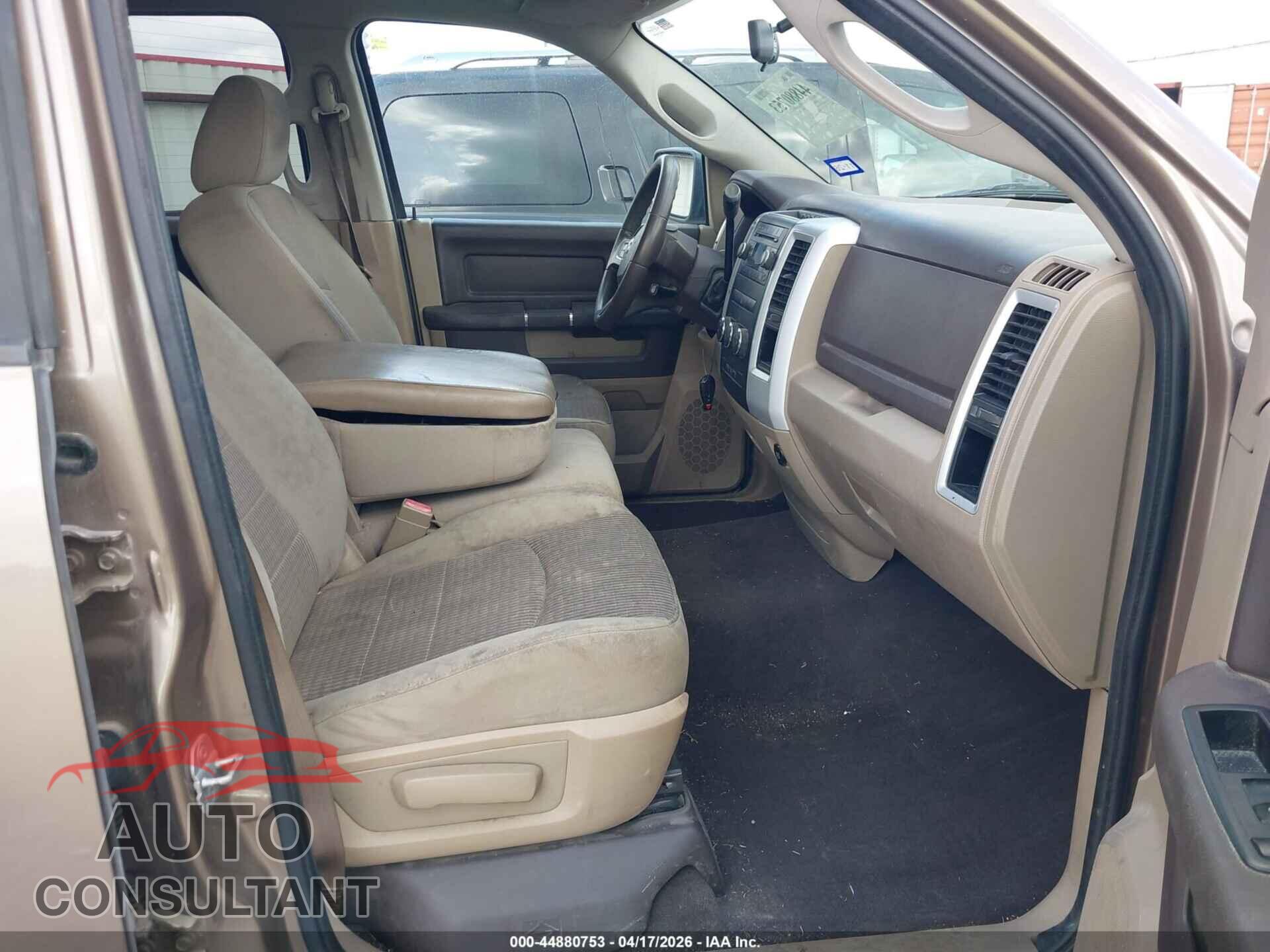 DODGE RAM 1500 2009 - 1D3HB18T29S772414
