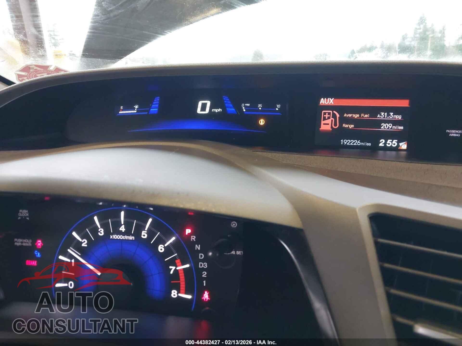 HONDA CIVIC 2012 - 2HGFB2F55CH569429