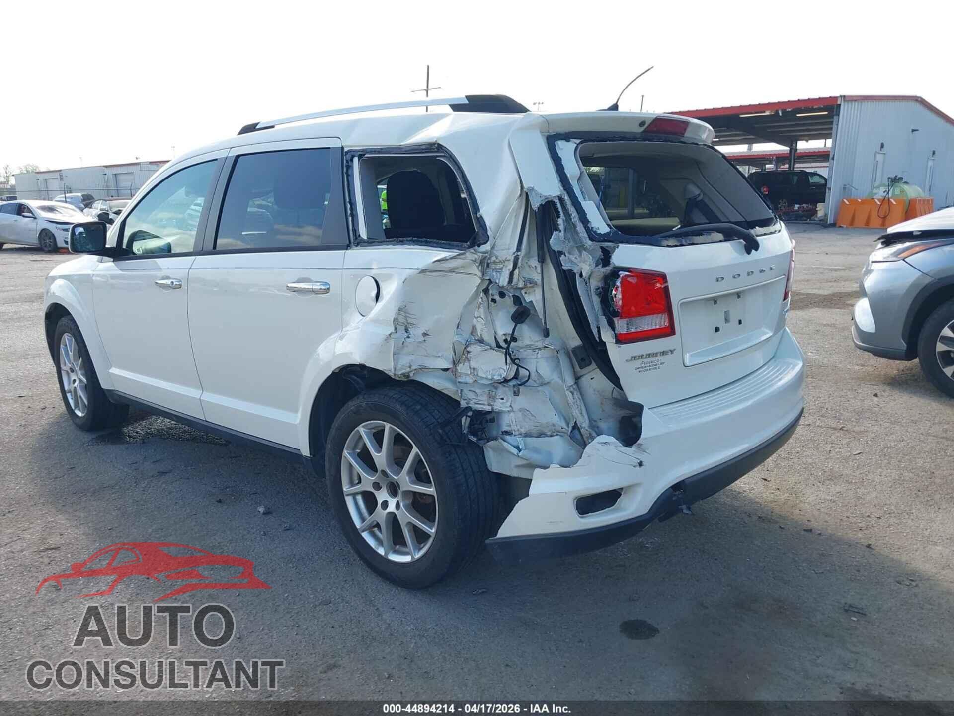 DODGE JOURNEY 2012 - 3C4PDCDG5CT147613