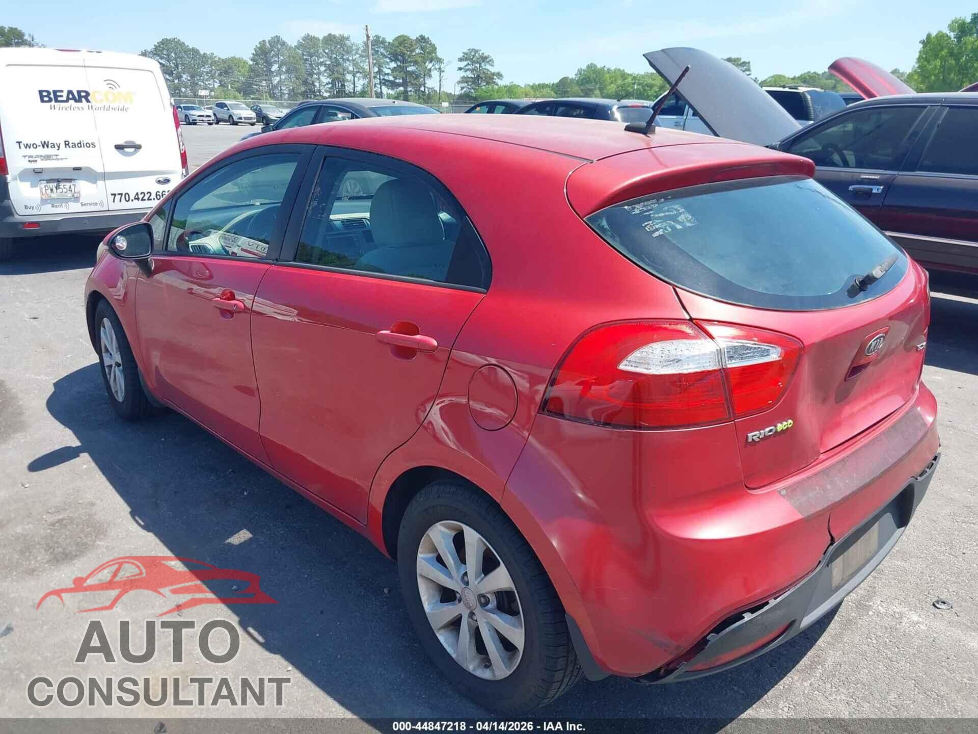 KIA RIO 2013 - KNADN5A32D6102473