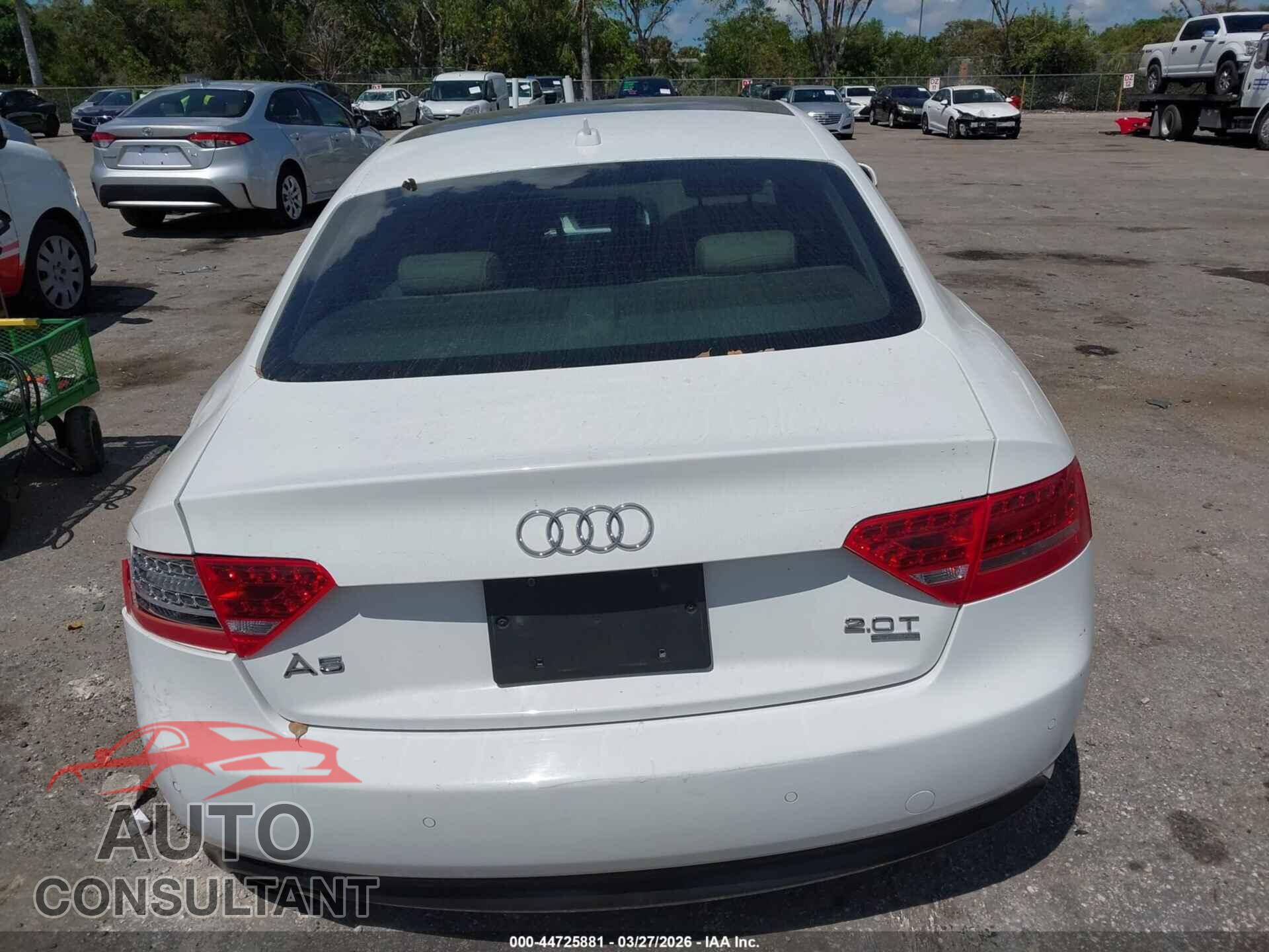 AUDI A5 2010 - WAULFAFR7AA073561