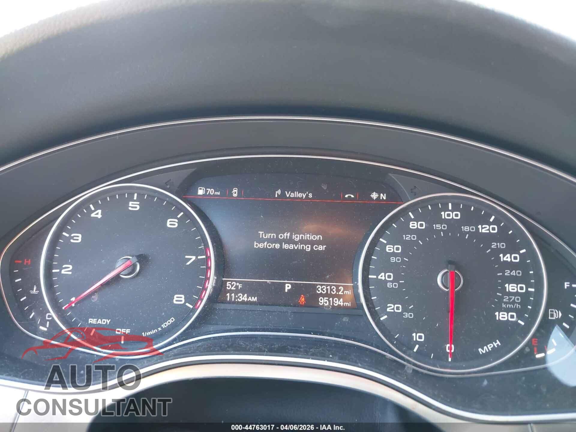 AUDI A6 2017 - WAUG8AFC2HN096319