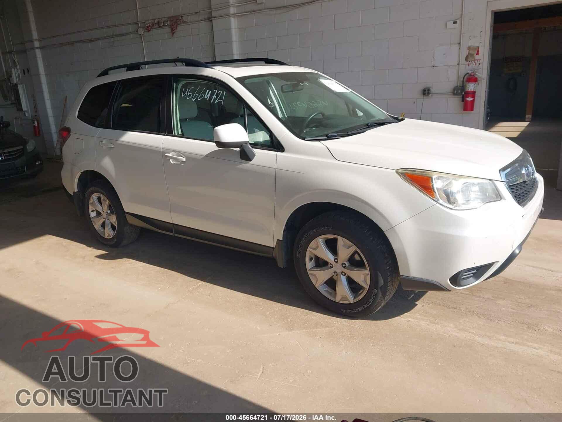 SUBARU FORESTER 2015 - JF2SJADC9FH579727