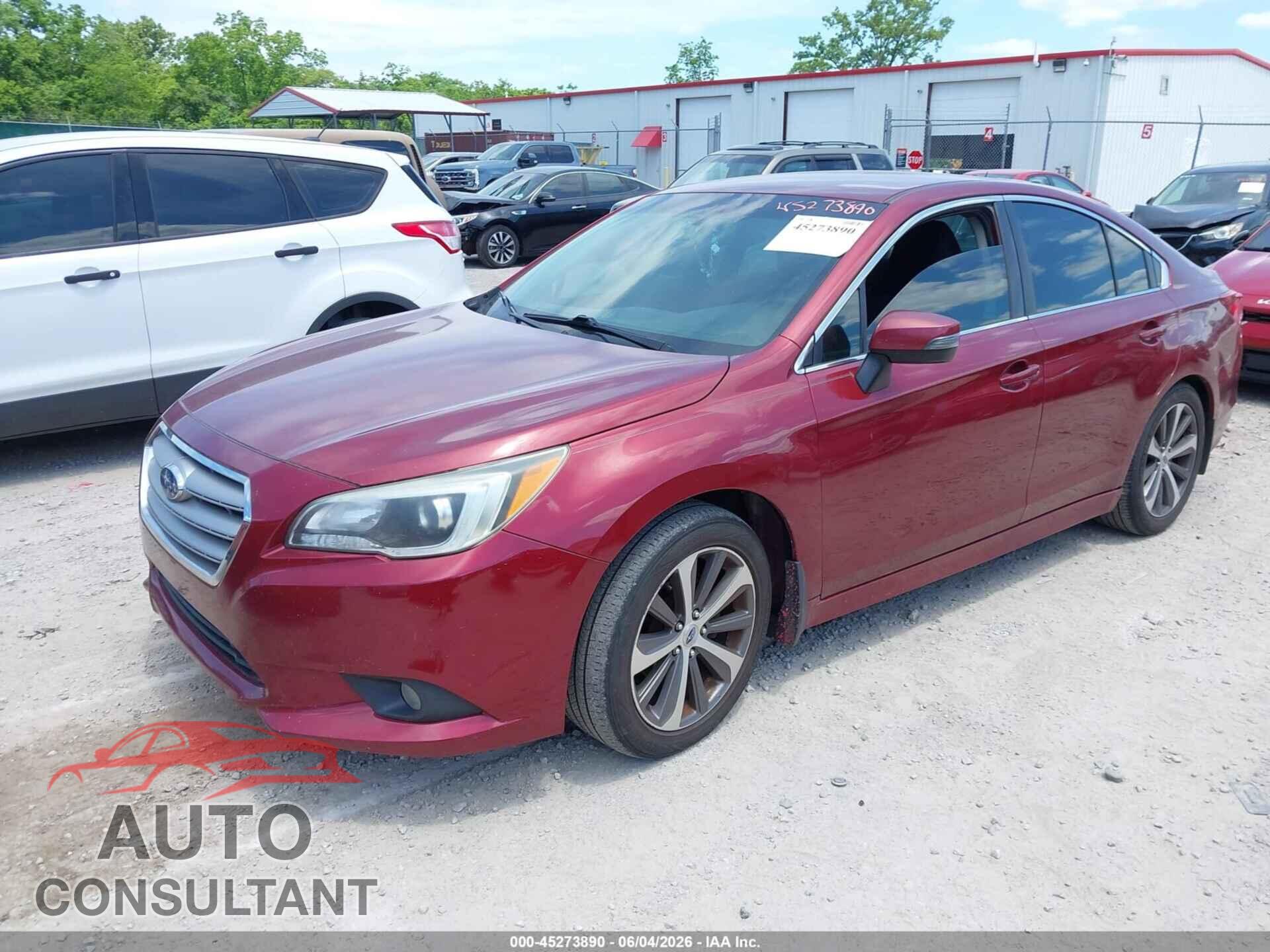 SUBARU LEGACY 2016 - 4S3BNBJ65G3041788