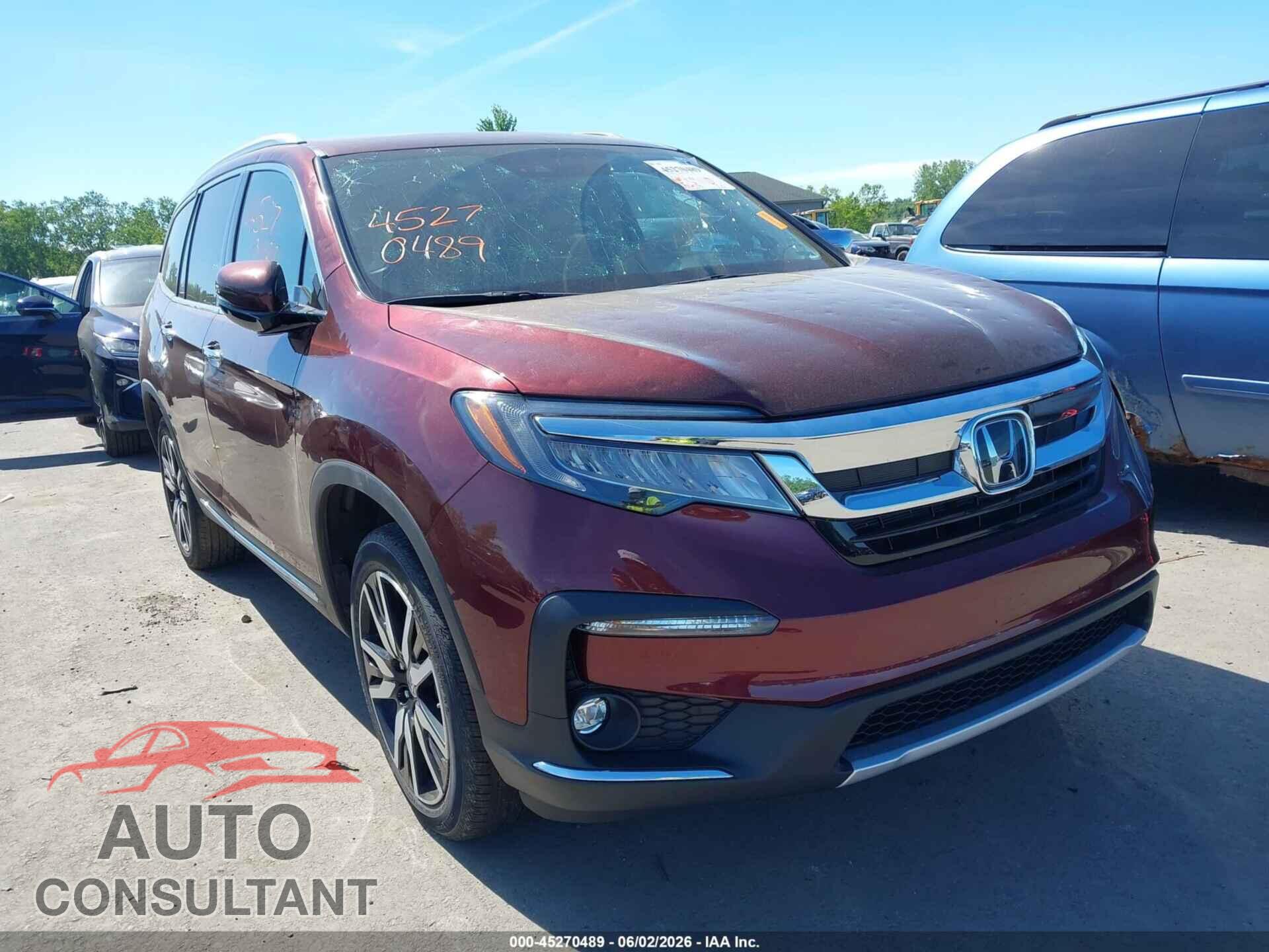 HONDA PILOT 2021 - 5FNYF6H09MB025348