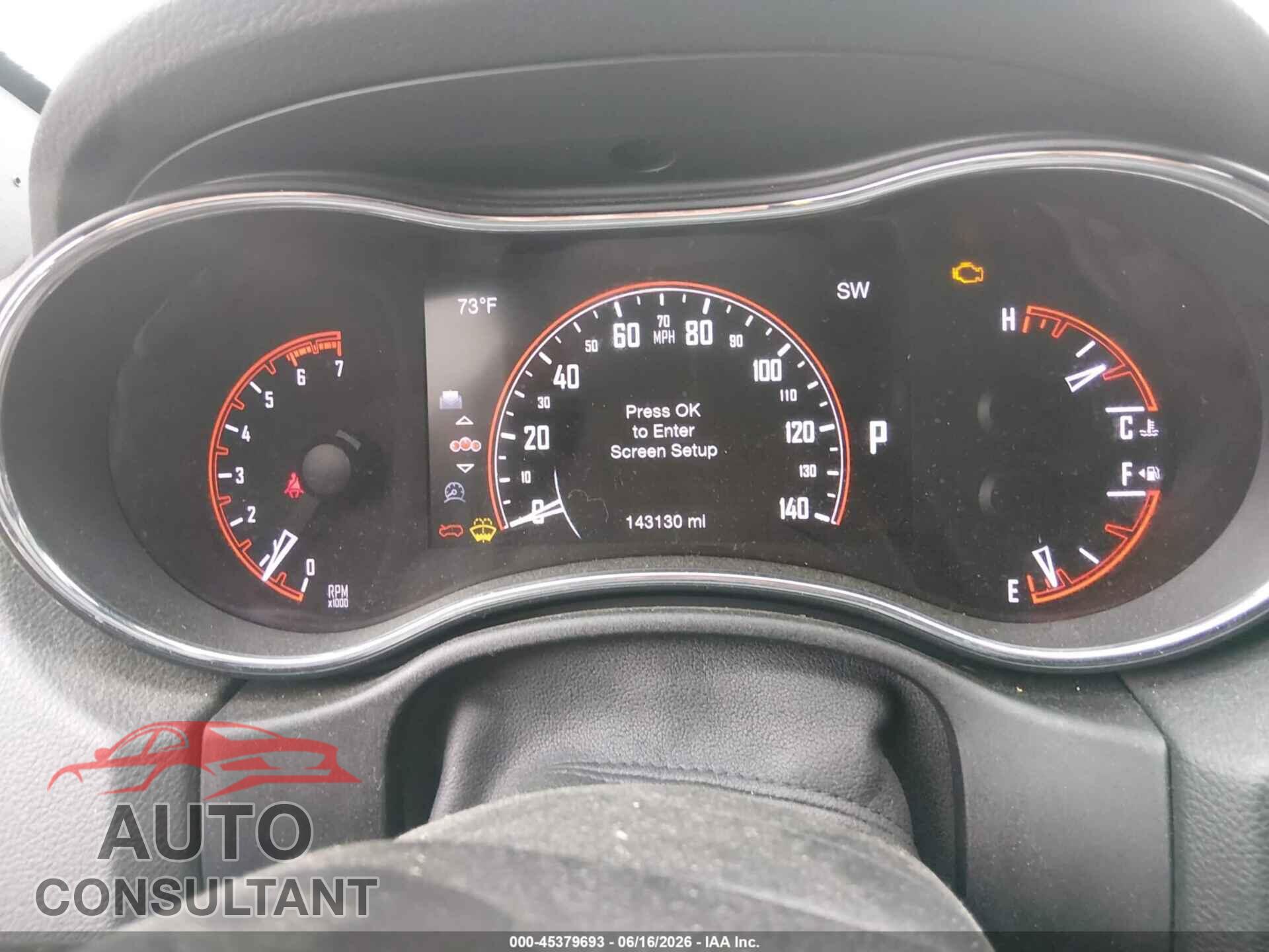 DODGE DURANGO 2017 - 1C4SDHCT3HC690323