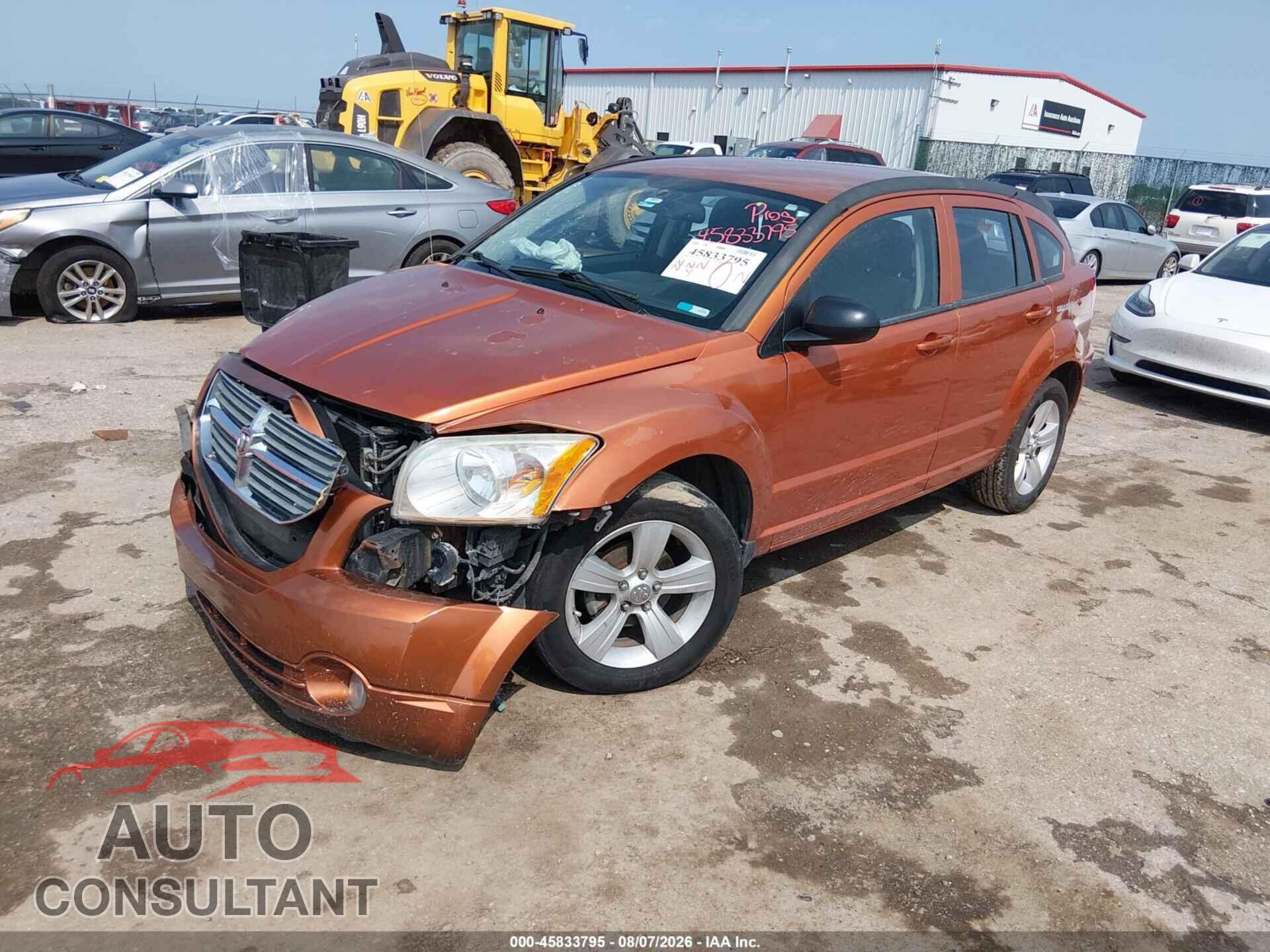 DODGE CALIBER 2011 - 1B3CB3HA8BD295996