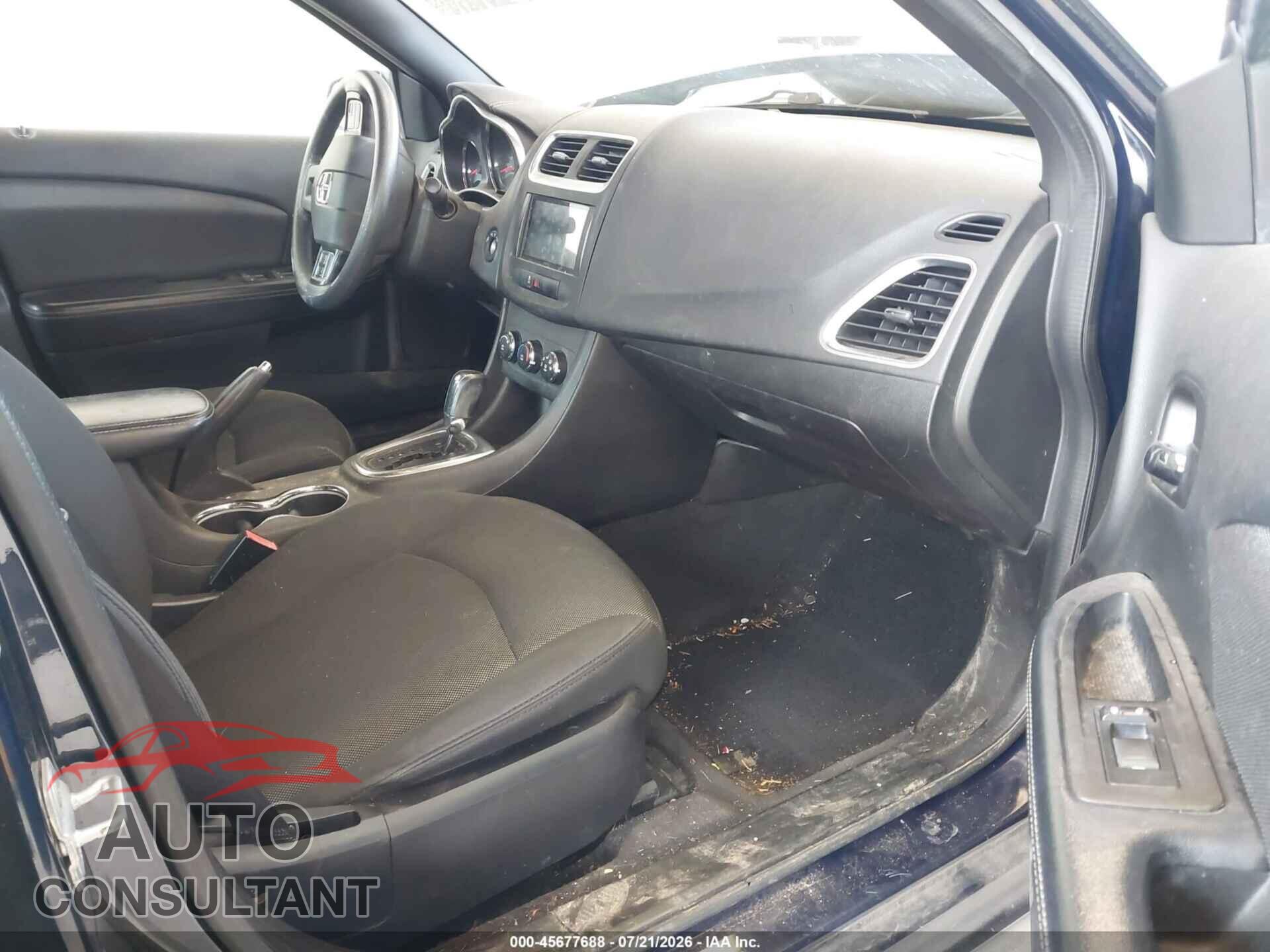 DODGE AVENGER 2013 - 1C3CDZAB4DN708125