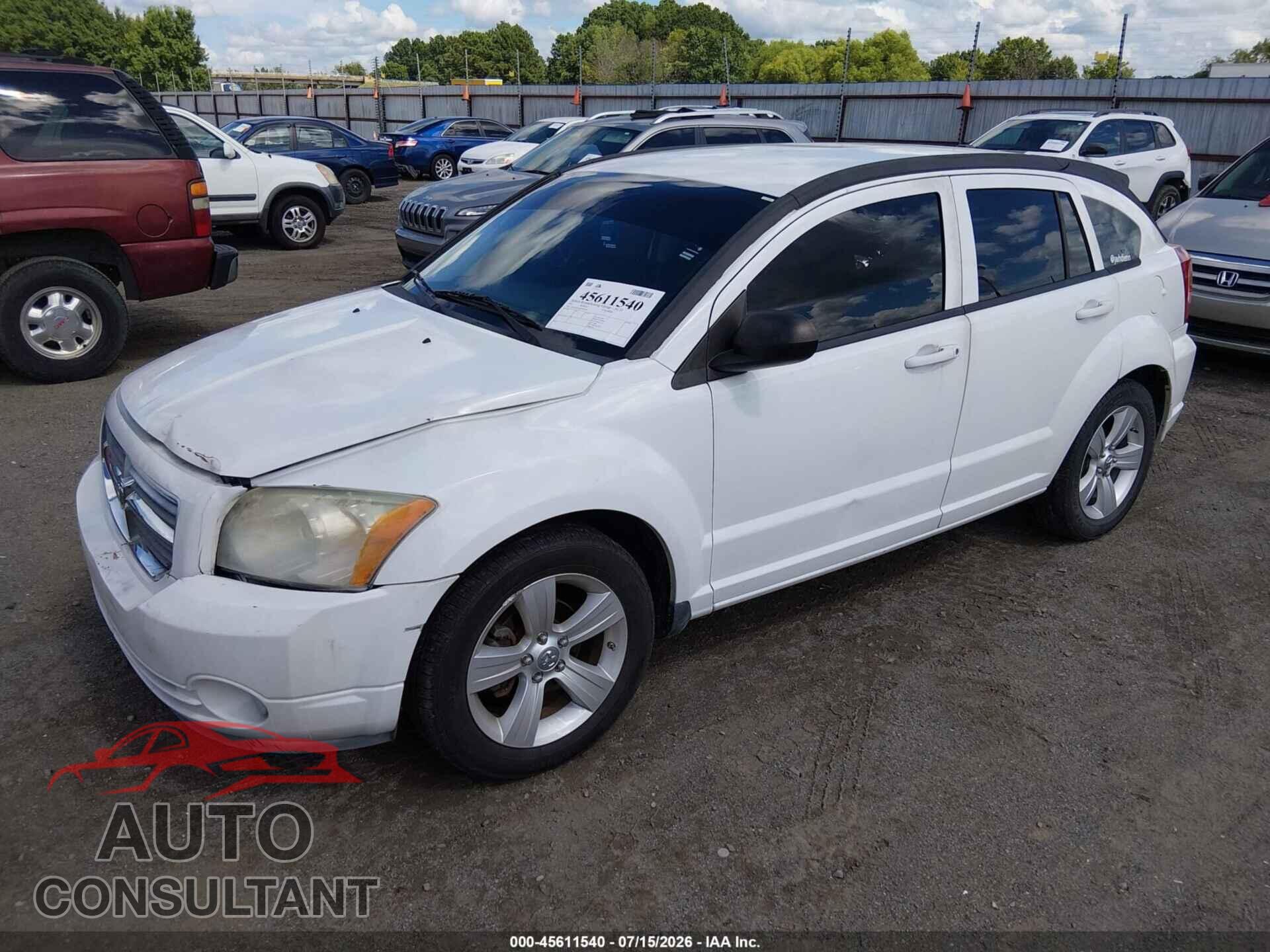 DODGE CALIBER 2011 - 1B3CB3HA6BD205406